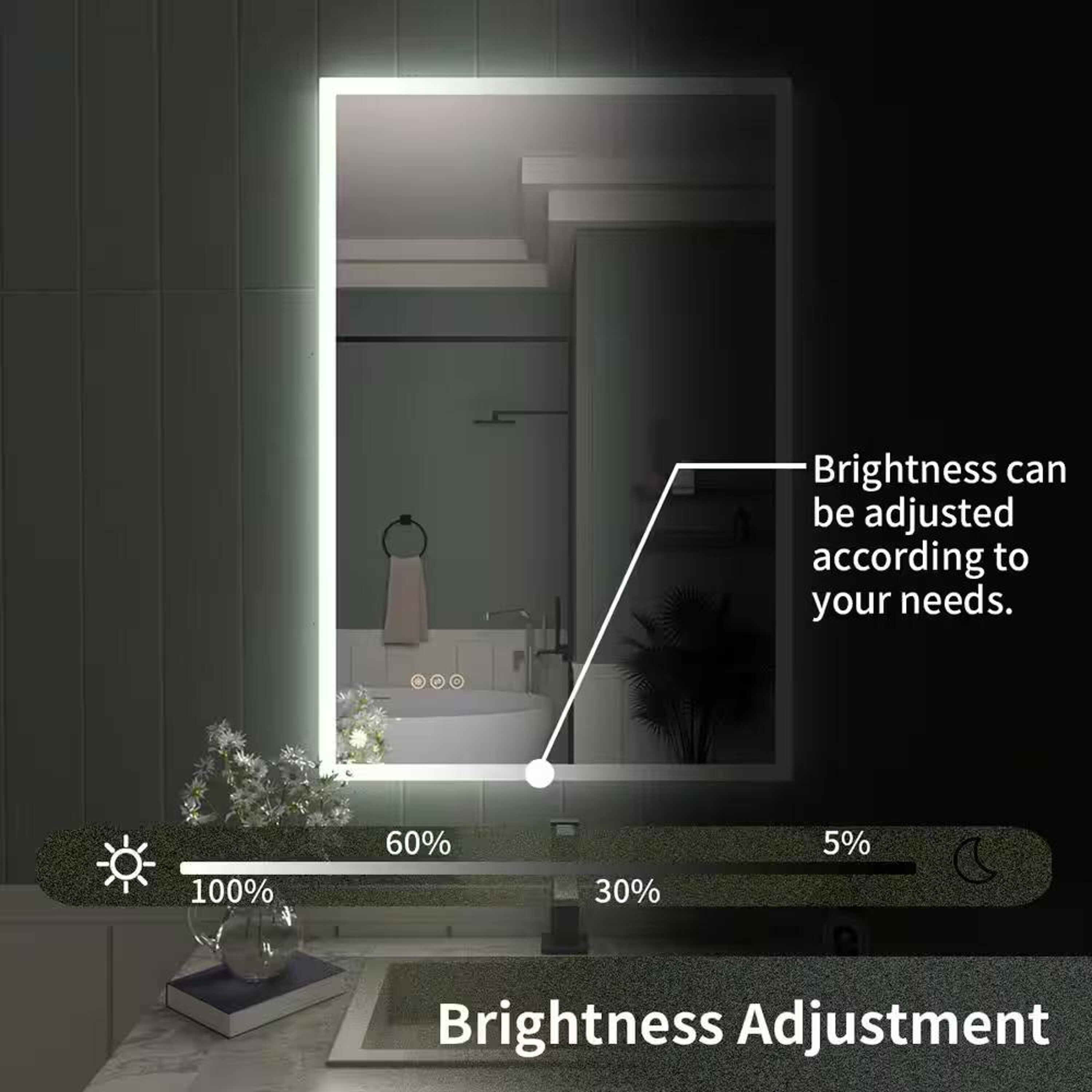 Bayfeve BFKF-2436C4-MIR Framed-Bath-Mirrors - View #10