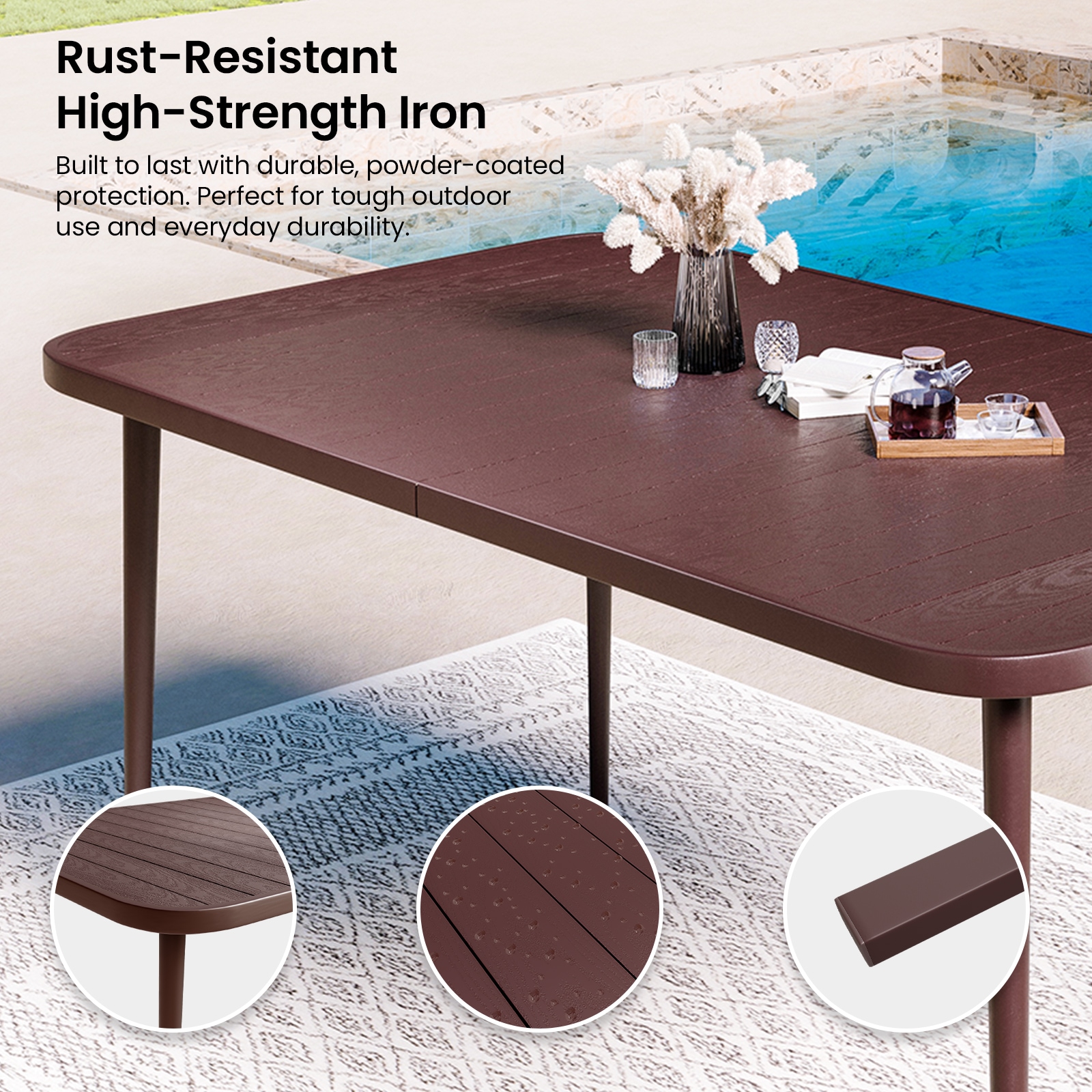 VOUA MWTPZ-DB Patio-Tables - View #6