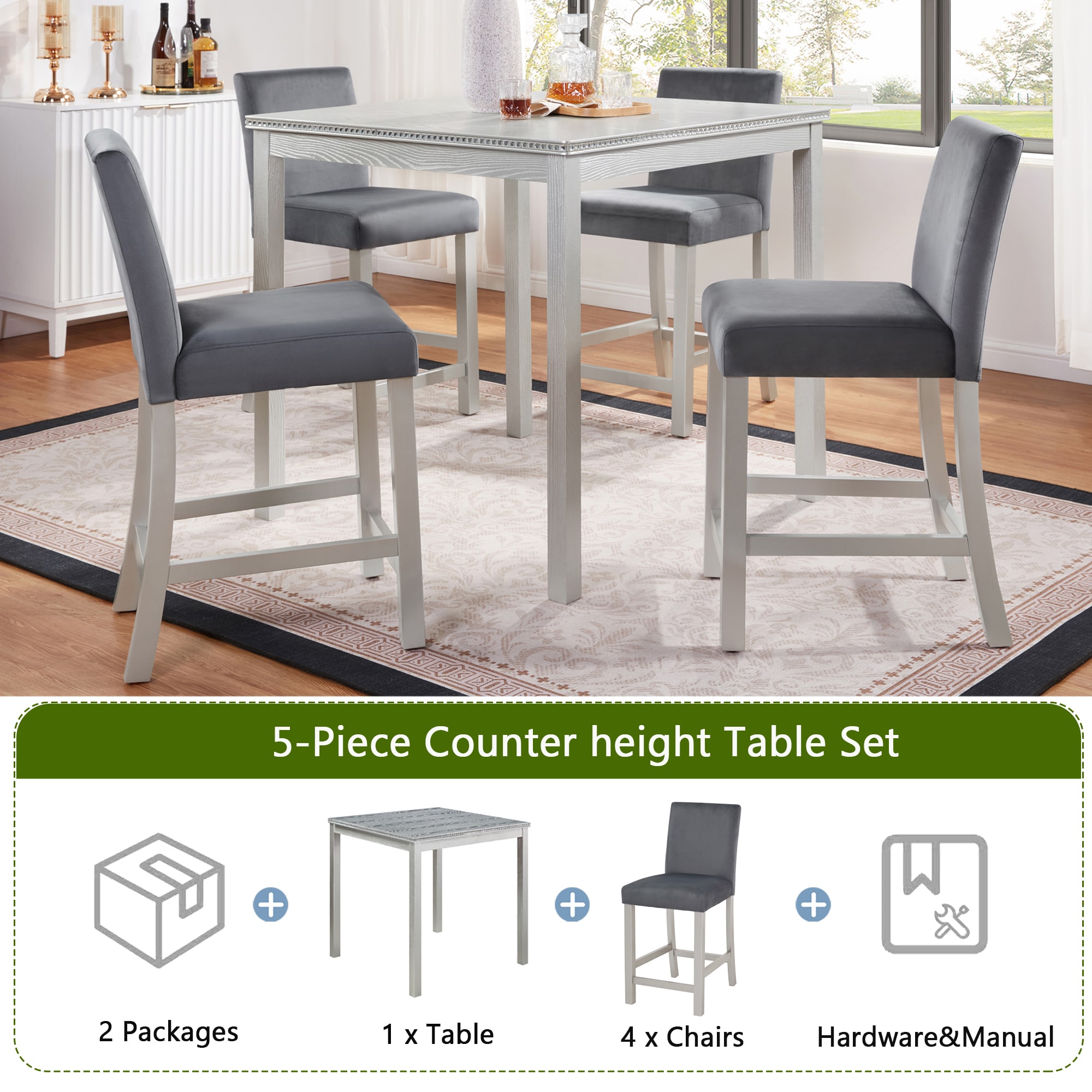 GDFStudio 348194 Dining-Sets - View #6