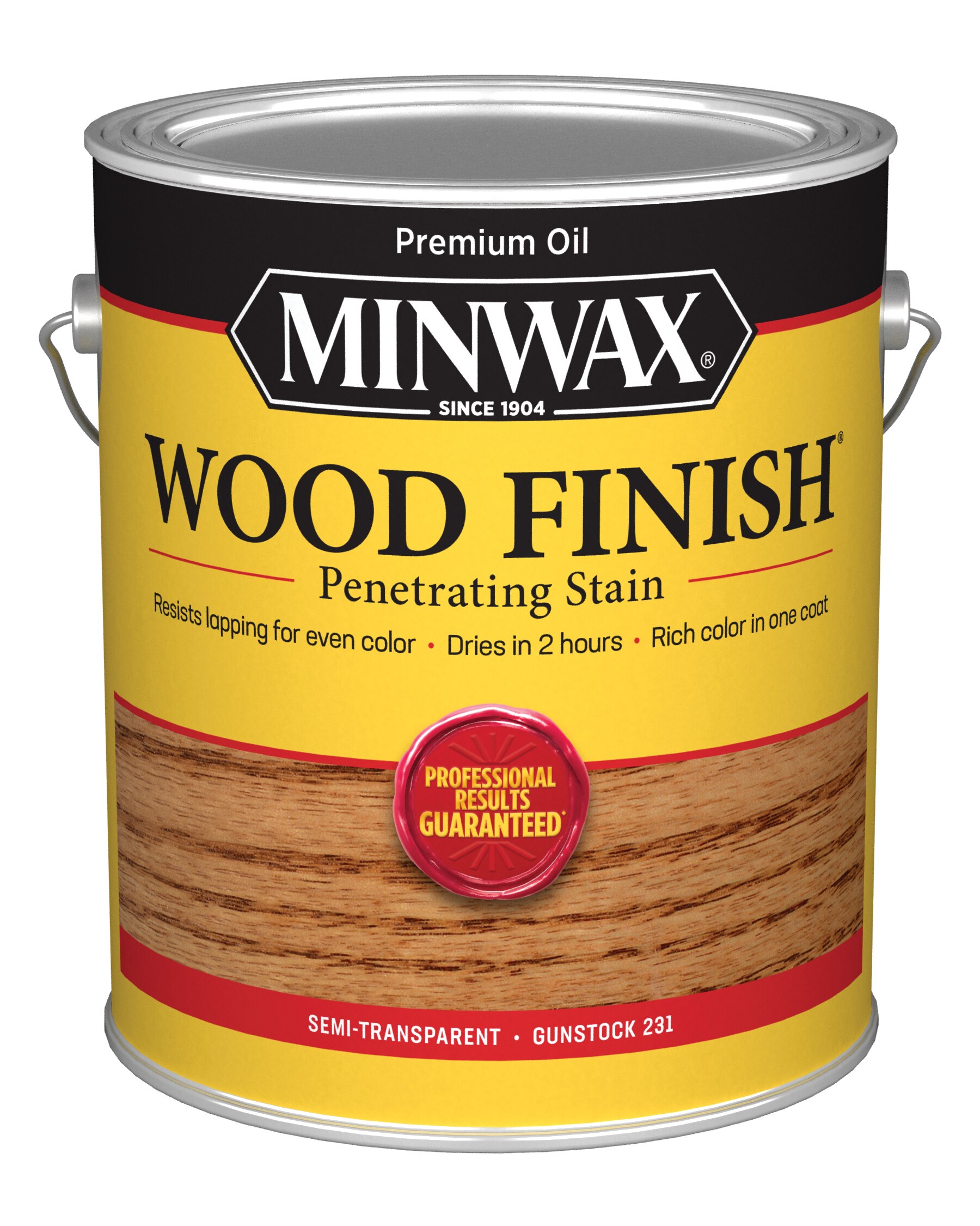 Minwax Wood Finish Oil Based Gunstock Semi Transparent Interior Stain