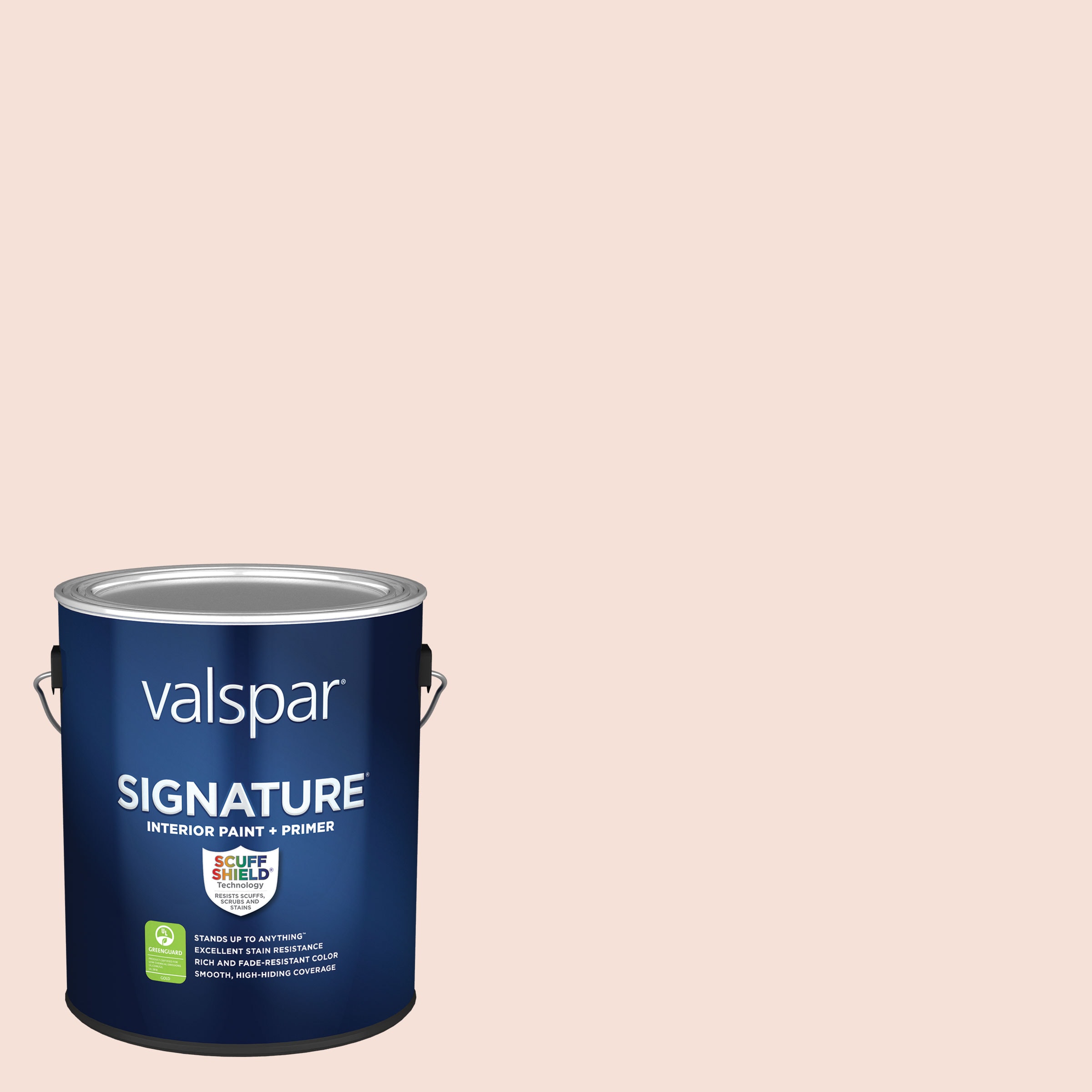 Valspar 2004-4C-5623387 Signature Satin Champagne Pink Latex Interior Paint Paint + Primer ( 1-gallon )