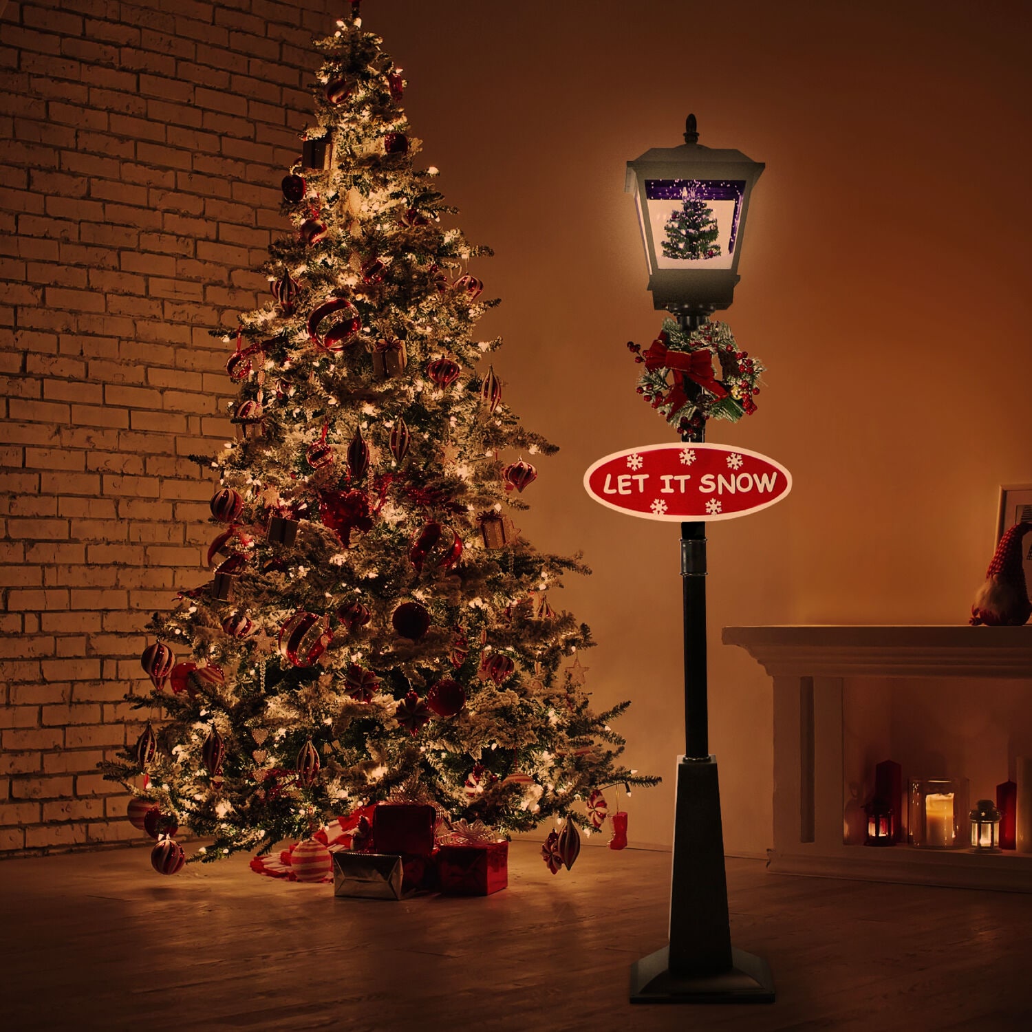 Fraser Hill Farm FSSL071A-BLK2 Table-Christmas-Decorations - View #11