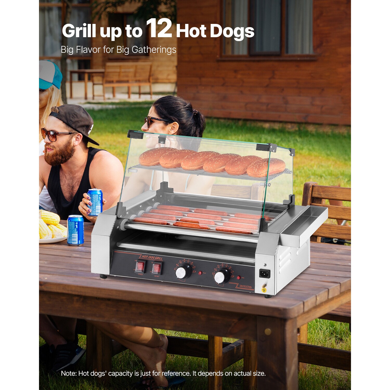 VEVOR SCSYGDSRGJ5G11317V1 Hot-Dog-Cookers - View #2