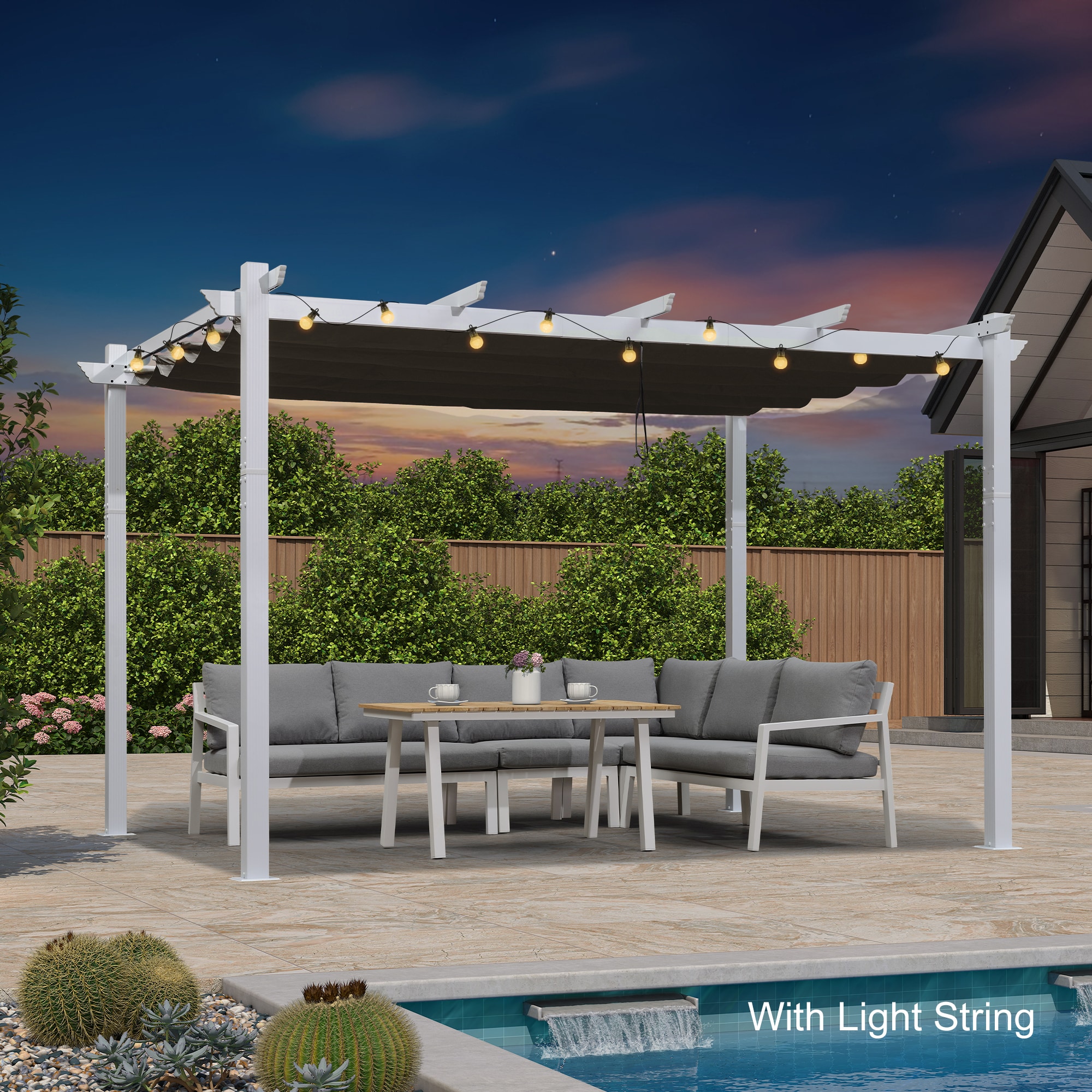 Pergola lights lowes hotsell
