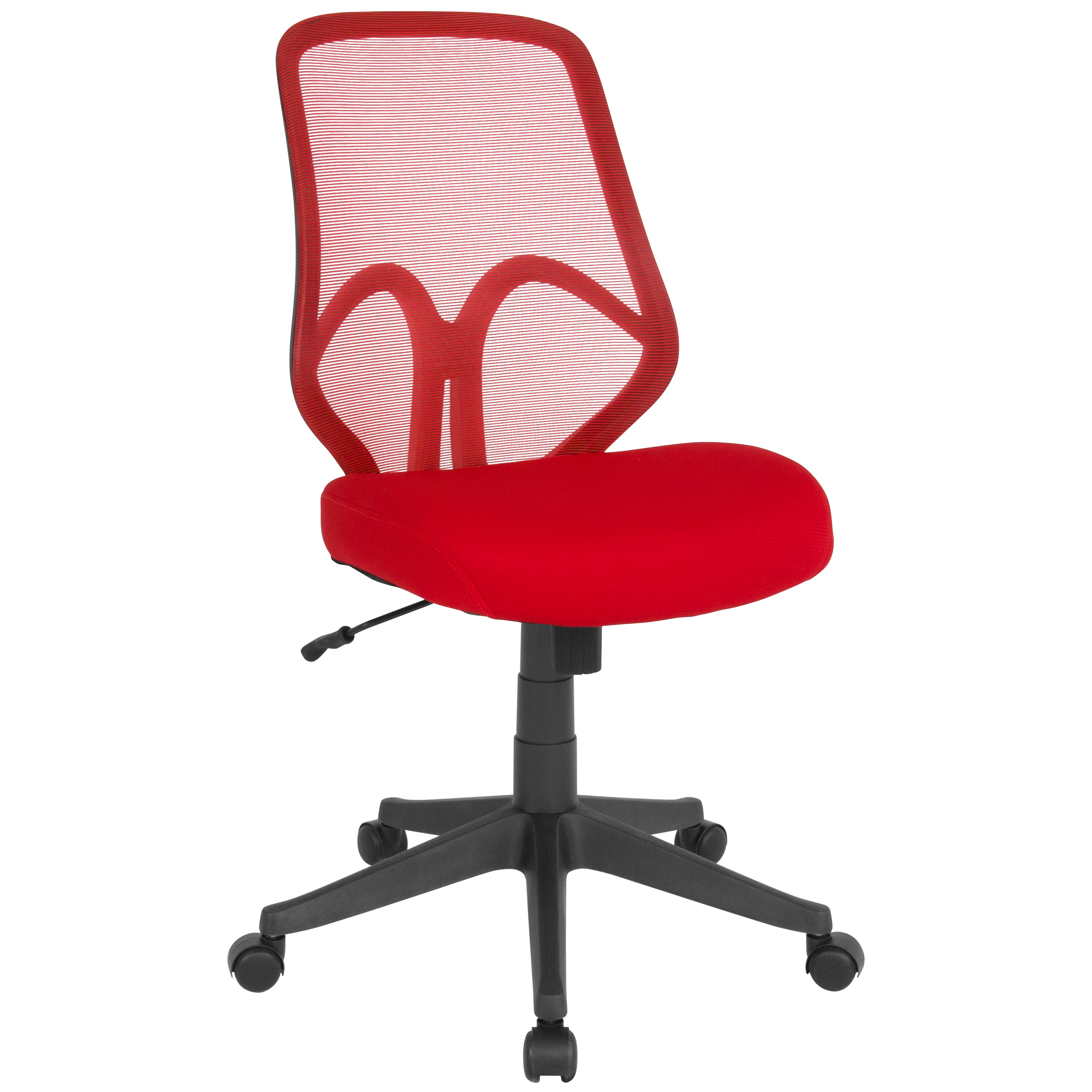 Flash Furniture 889142461357 Salerno Series Red Contemporary Adjustable Height Swivel Mesh Executive Chair