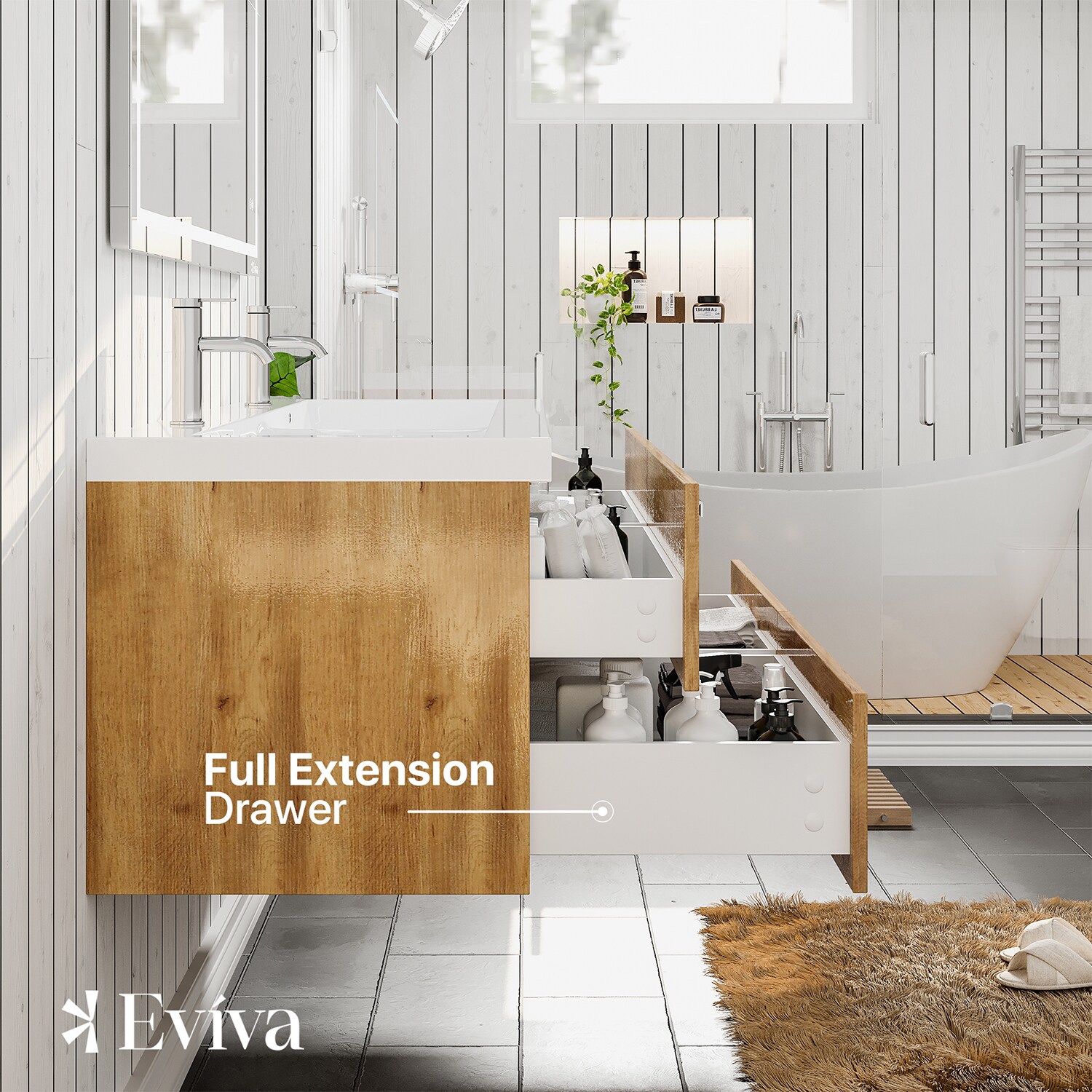 Eviva EVVN144-57NOK Bath-Vanity-Combo - View #5