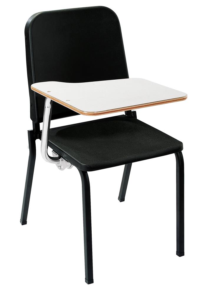 National Public Seating 8210/TA82R/1 8200 Series 13.75-in Black Traditional Student Desk with Chair