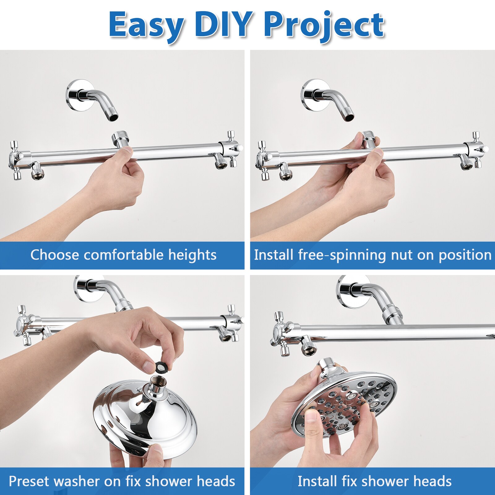 UCLIMAA UCPACK00404CH Fixed-Showerhead - View #5
