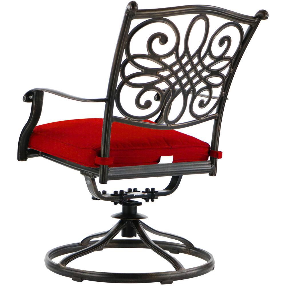 Hanover TRAD3PCSWFPSQ-RED Patio-Conversation-Sets - View #7