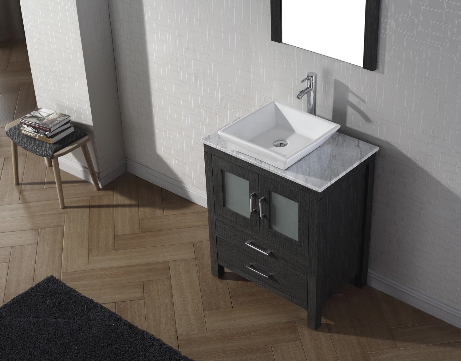 Virtu USA KS-70024-WM-ZG Bath-Vanity-Combo - View #4