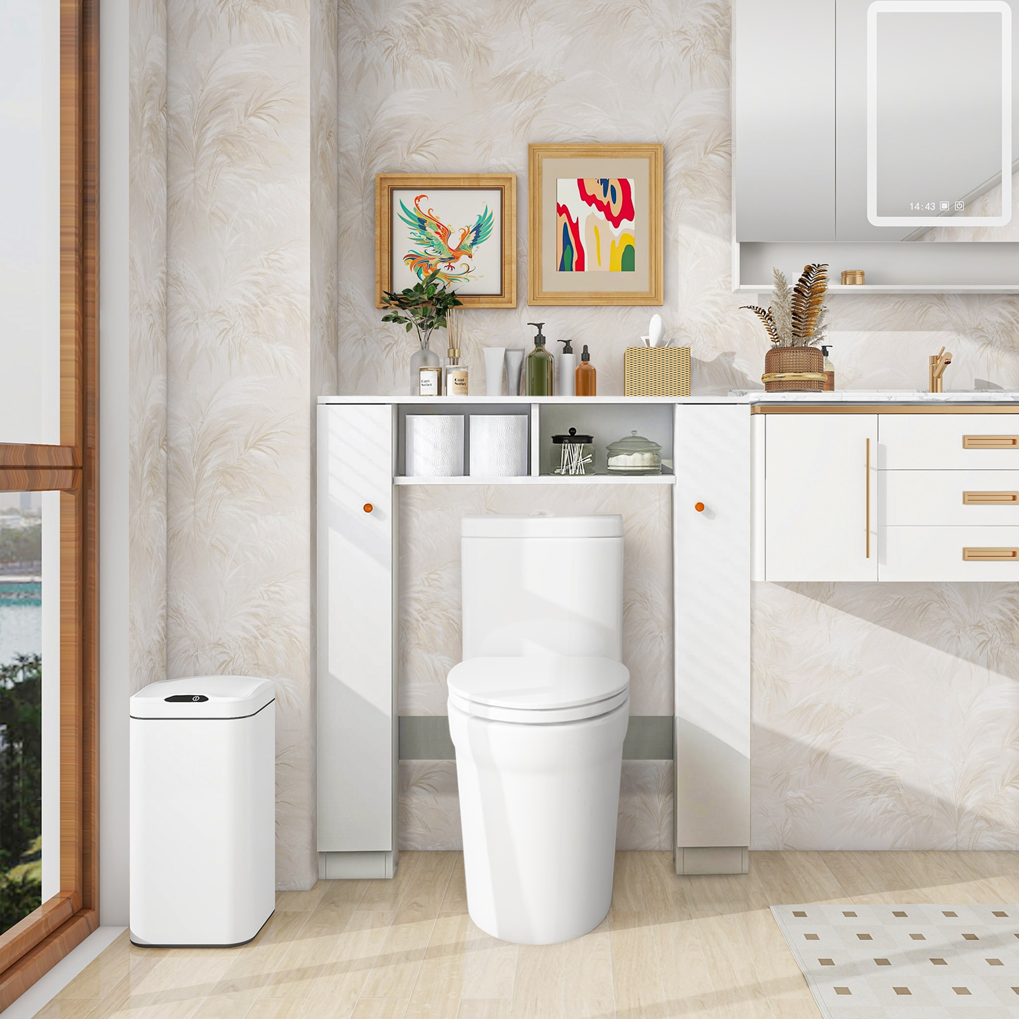 WELLFOR BTJ7882WH etageres - View #3