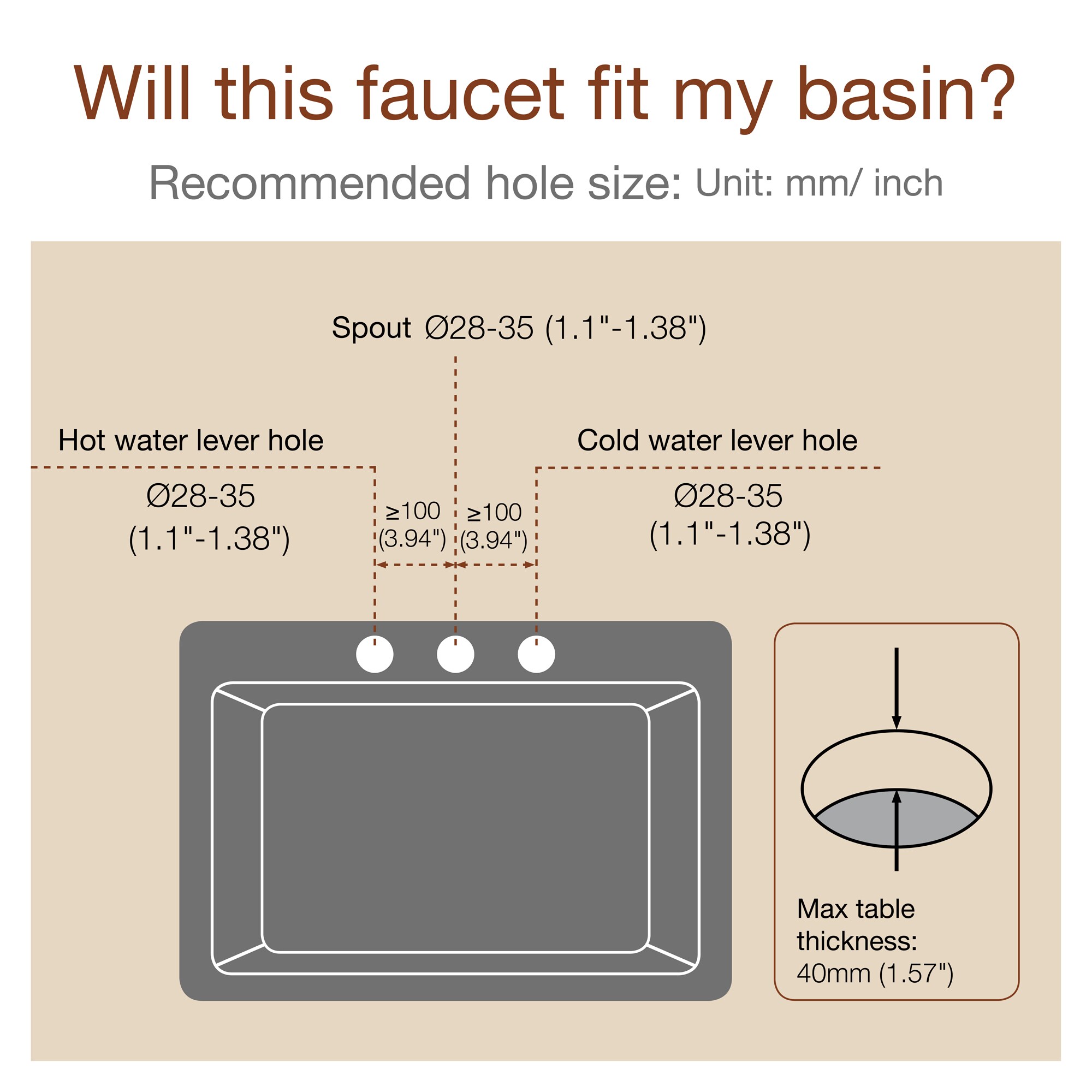 Mondawe MD1513BG Lavatory-Faucets - View #6
