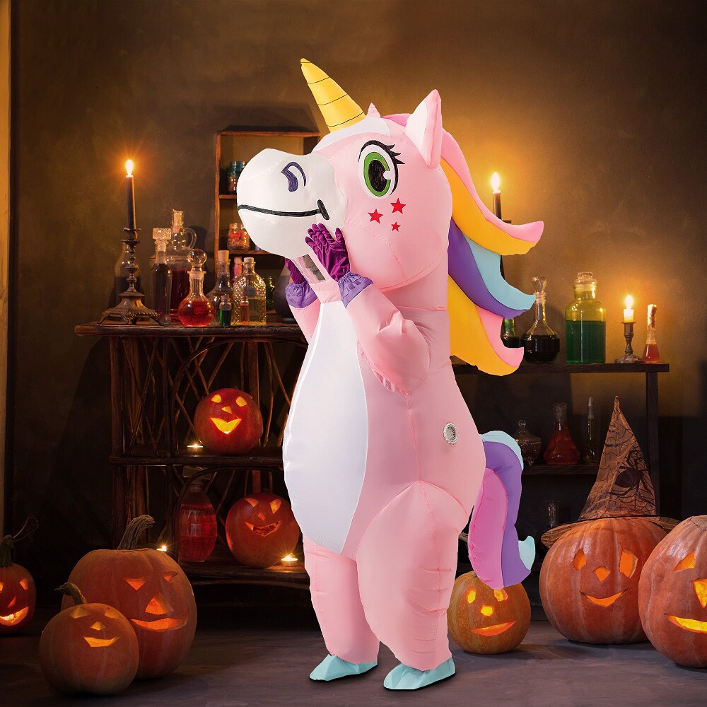 Joyfy 20138 Deluxe Inflatable Unicorn Costume: Perfect for Halloween Fun