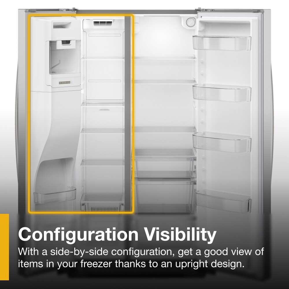 Whirlpool WRSC5536RZ Side-By-Side - View #9