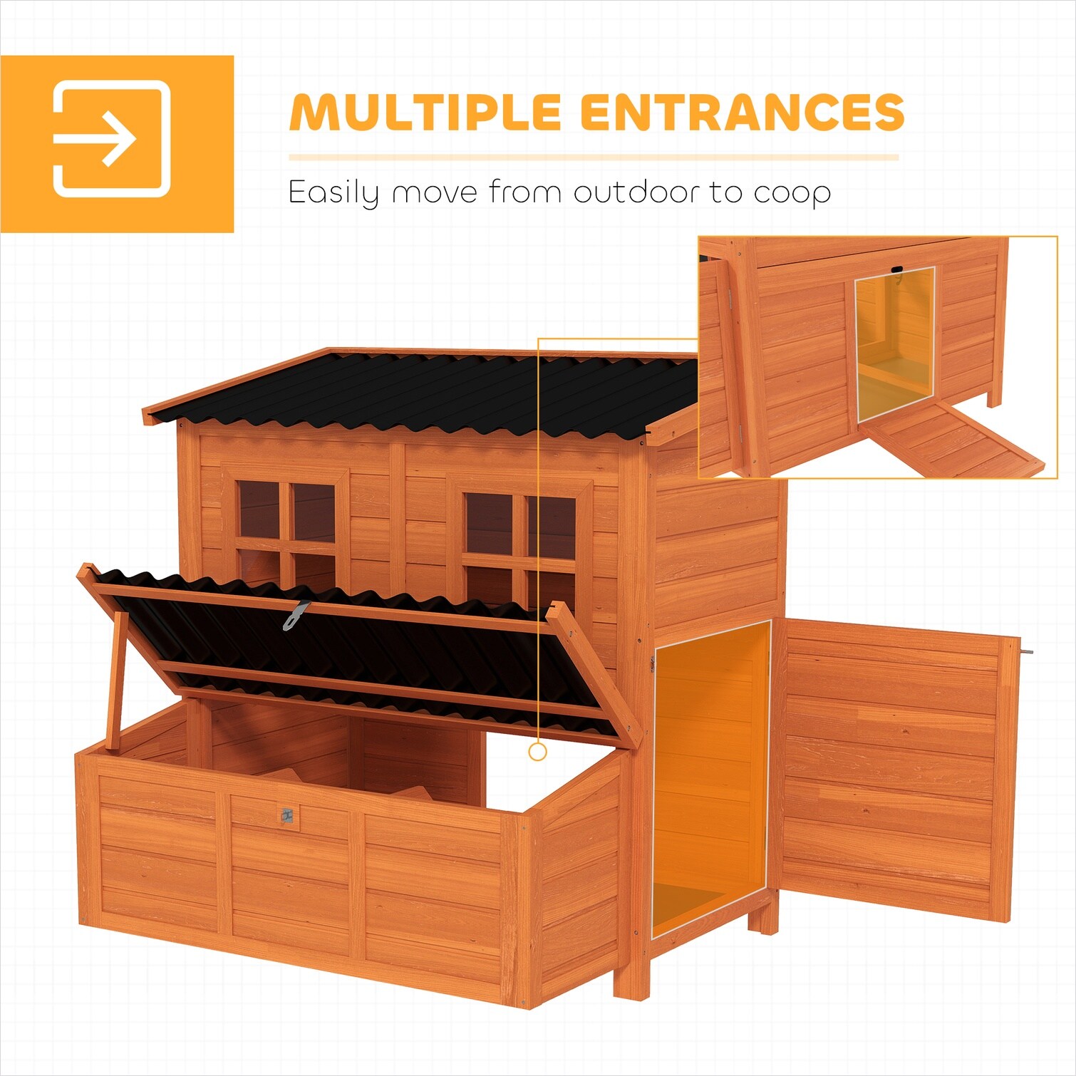 SunJet QP61BMX9MUCP Chicken-Coops-Rabbit-Hutches - View #5