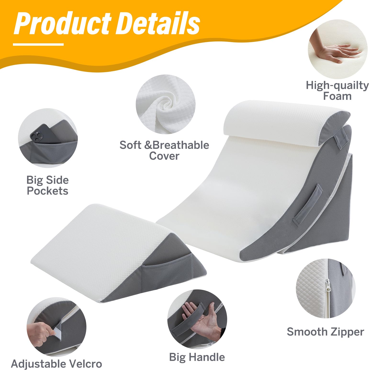 YICSAM 5749848444403 Bed-Pillows - View #3