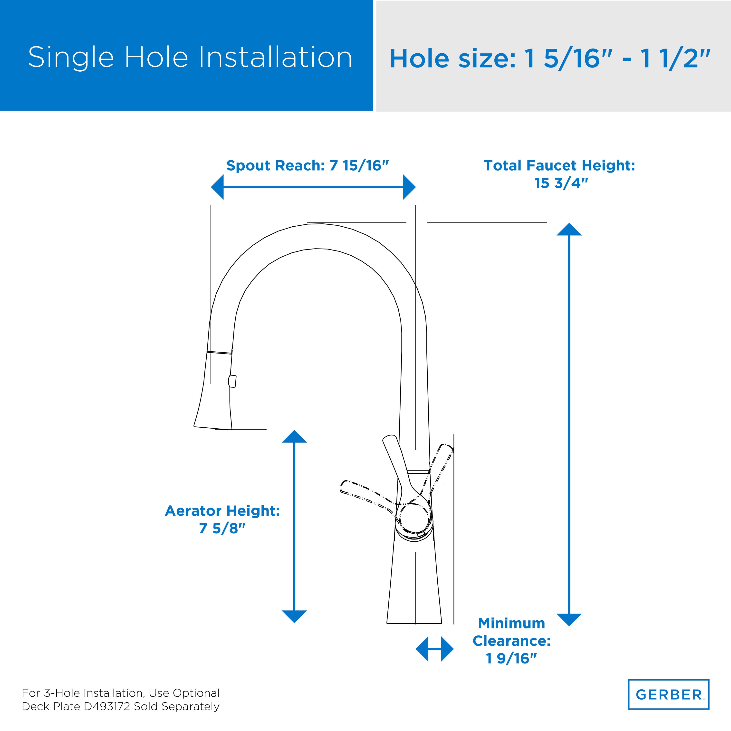 Gerber D454422SS Kitchen-Faucets - View #5