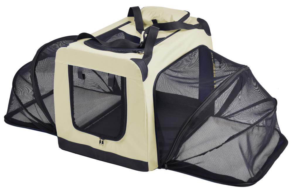 Pet Life H6KHXS Extra small (Up to 10 lbs.) Polyester/Nylon Dog/Cat Crate 1.6-Feet L x 1.1-Feet W x 1.1-Feet H )
