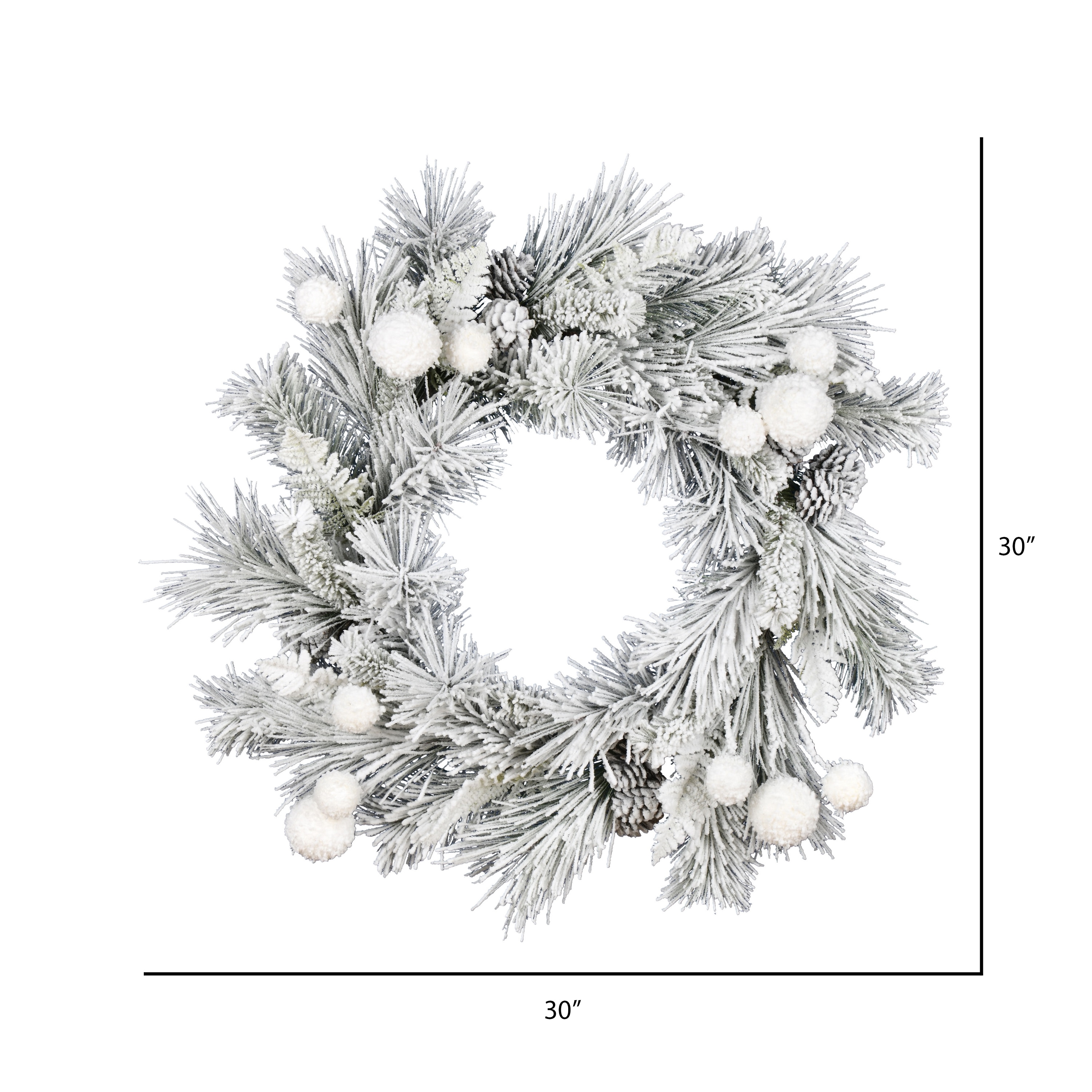Vickerman D191130 Artificial-Christmas-Wreaths - View #3