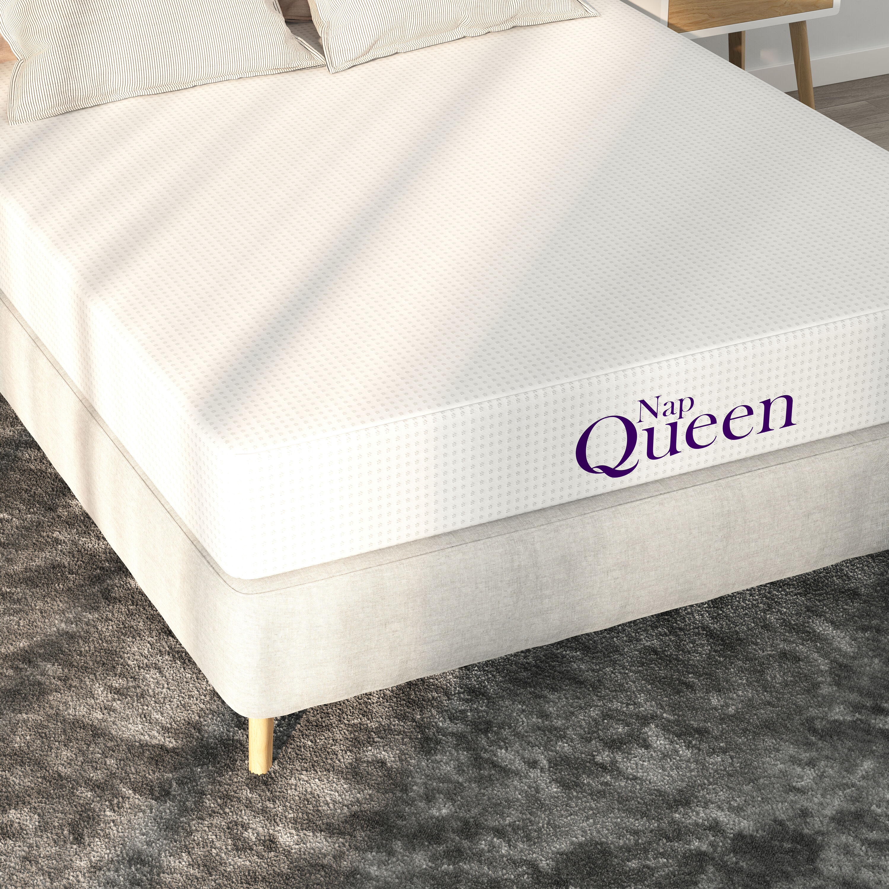 LOVMOR 12-in Medium Twin Memory foam Mattress in a Box in the ...