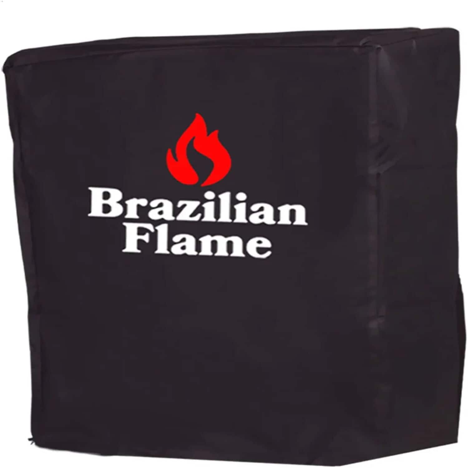 Black PVC Coated Polyester Grill Cover with Drawstring