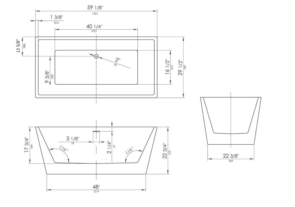 ALFI AB8834 bathtubs - View #5
