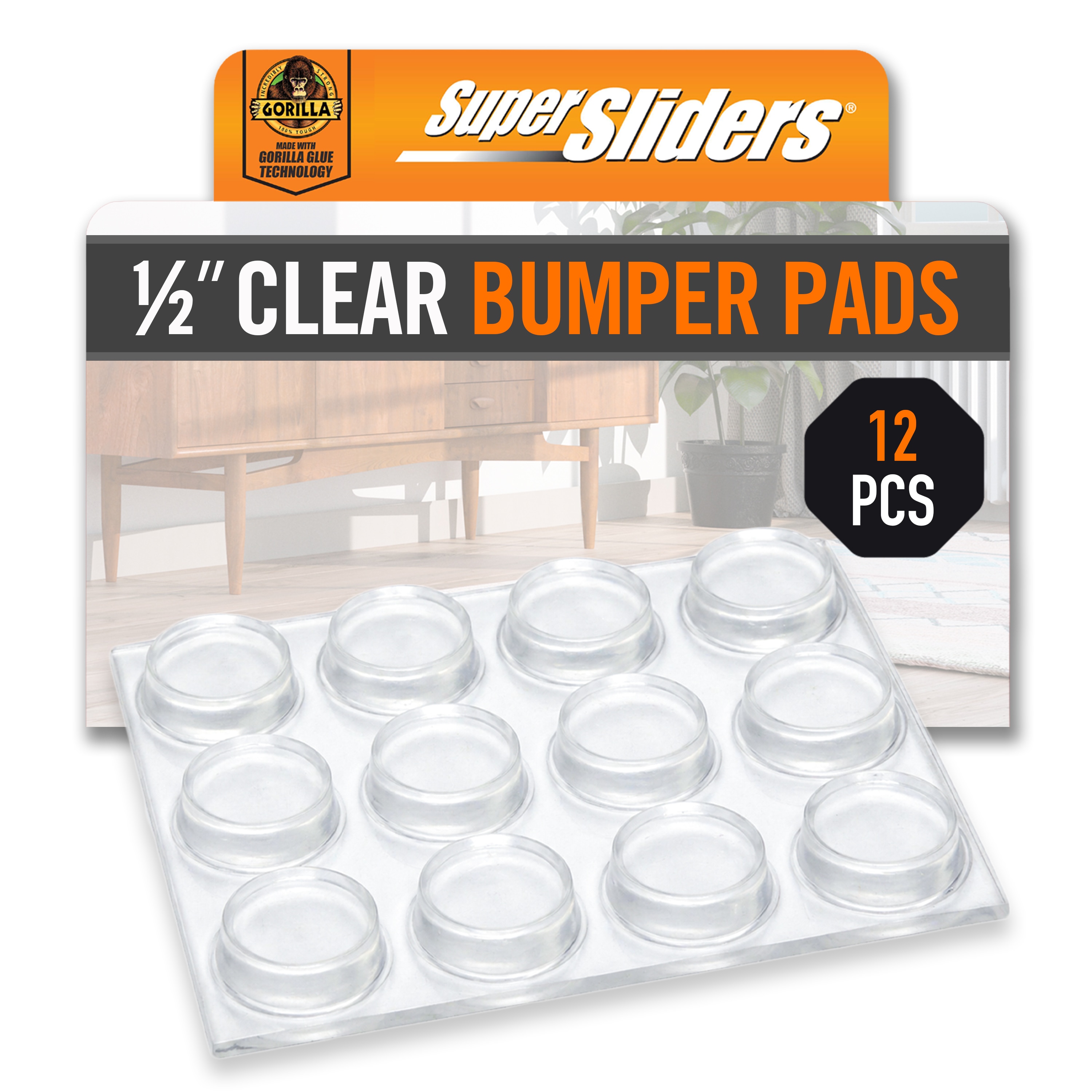 Super Sliders 4215324BG Cabinet-Bumpers - View #3