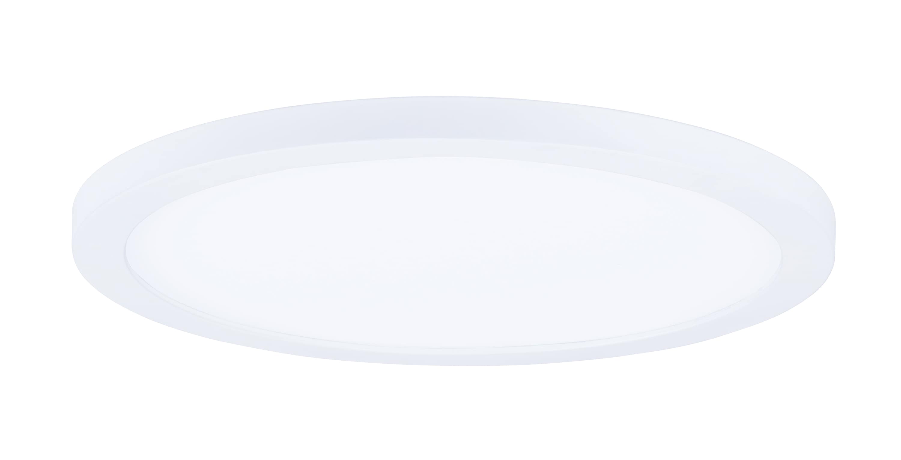 Maxim Lighting 58737WTWT Wafer 1 -Light 15-in Matte White Integrated LED Flush Mount Light ENERGY STAR Certified