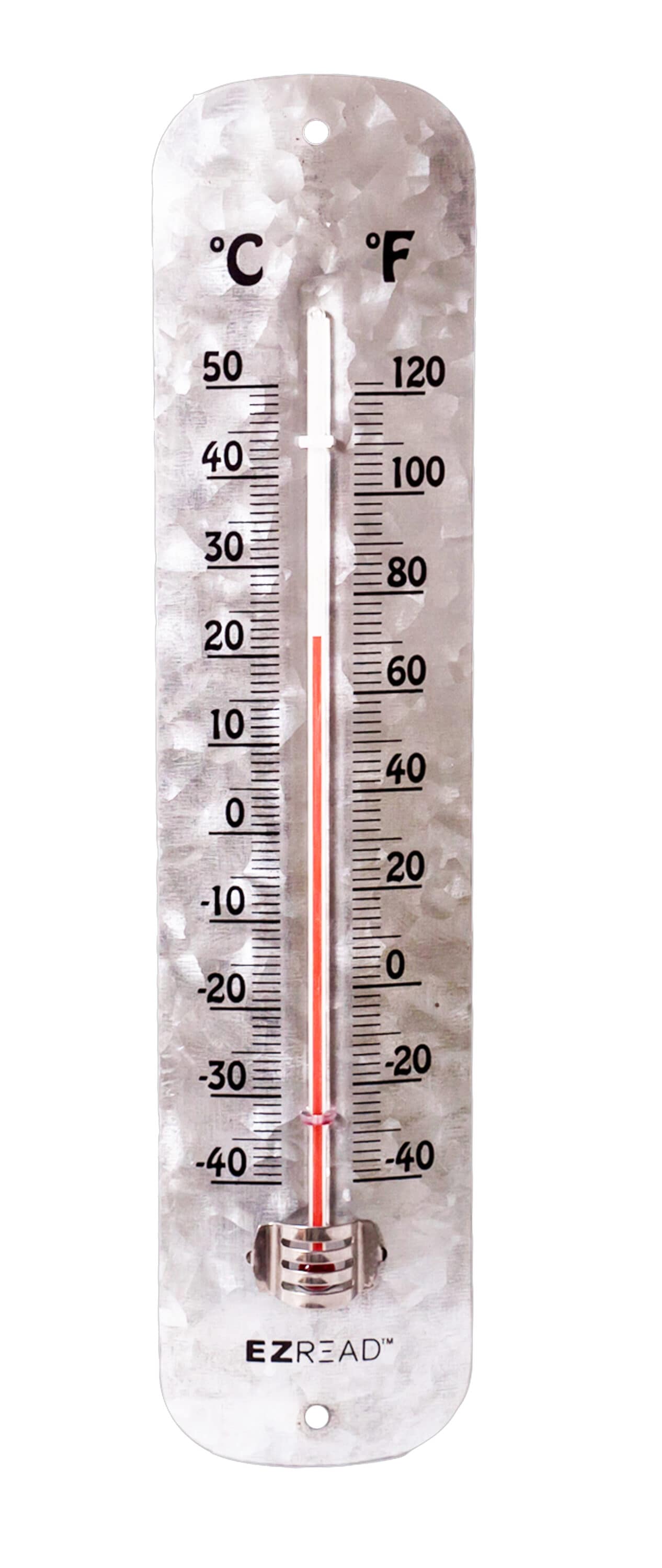 EZRead Analog Indoor or outdoor Stainless steel Classic Thermometer #840-0090