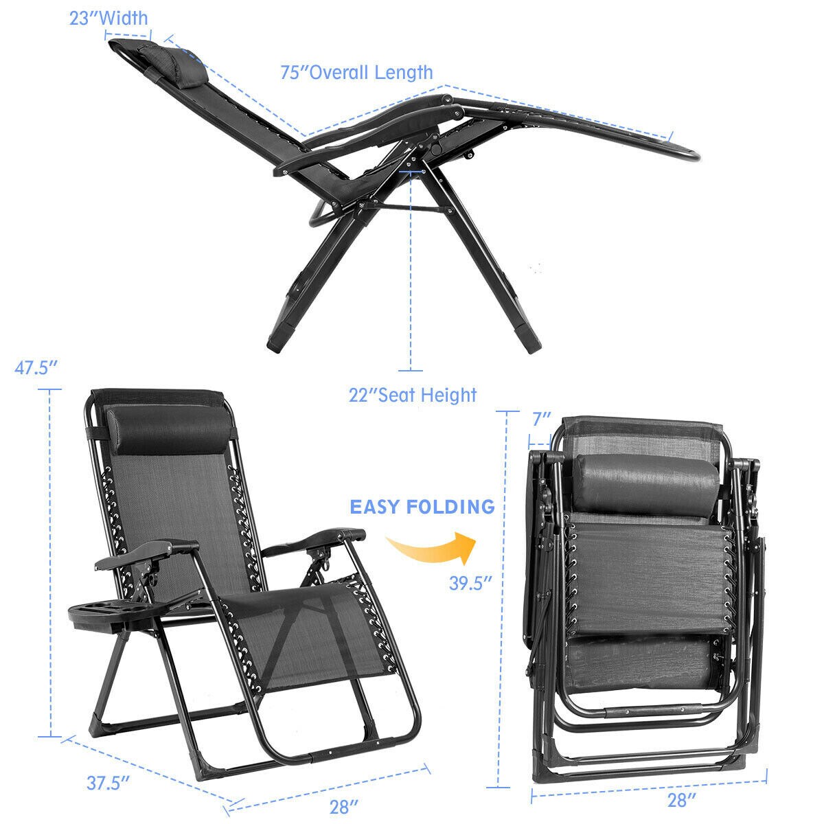 Forclover DASE-91019 Patio-Chairs - View #2