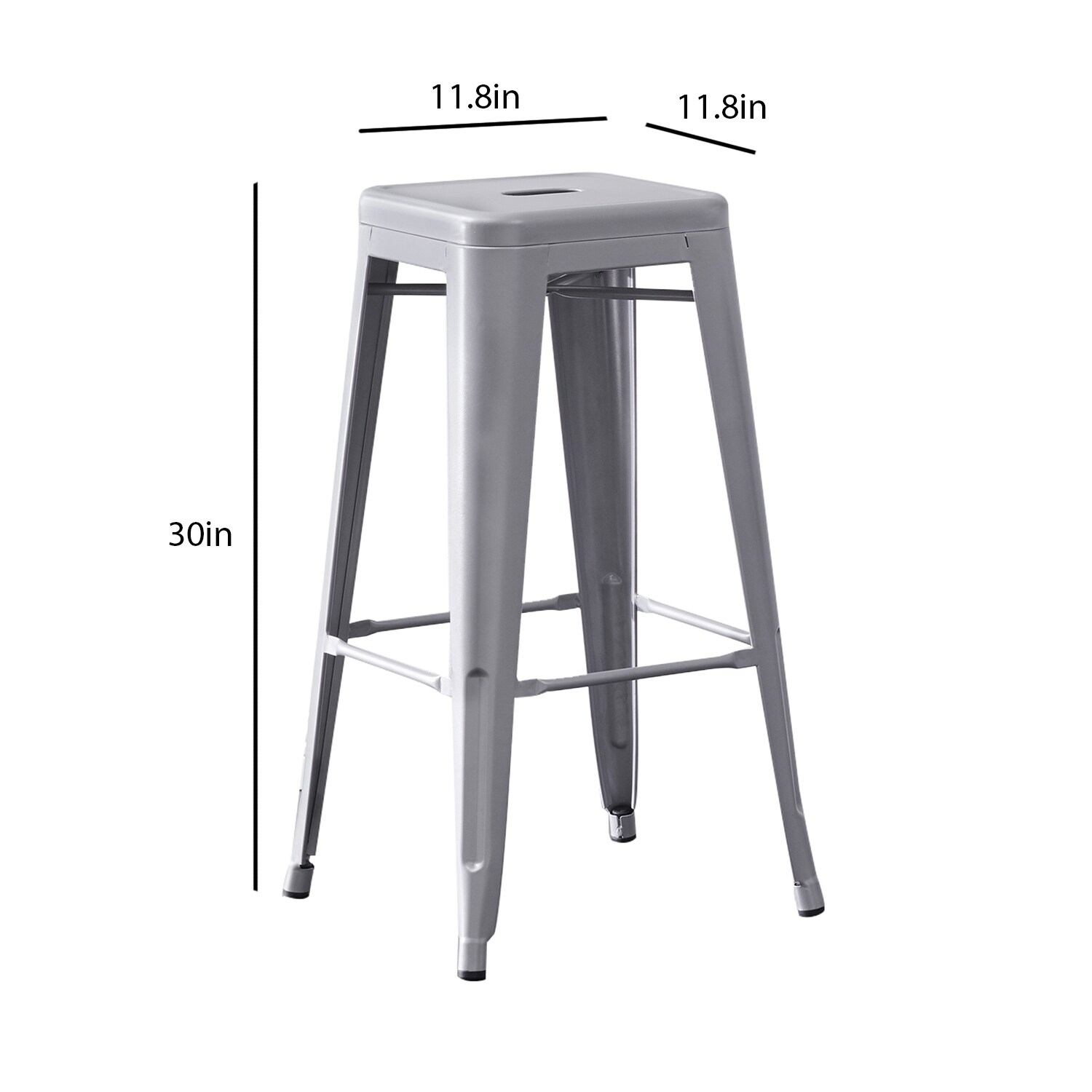 AC Pacific ACBS01-30-SIL-4 stools - View #2