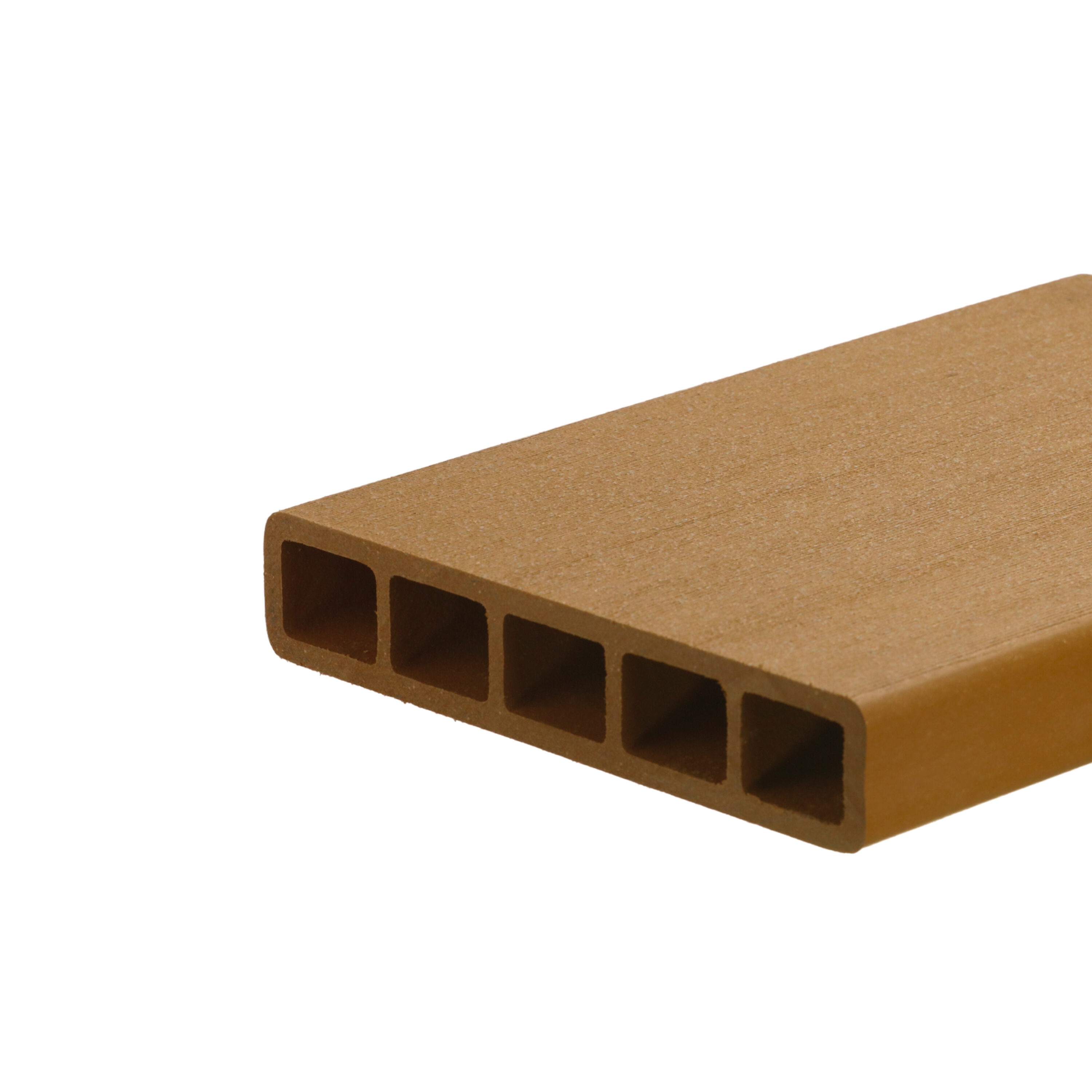 DuxxBak Commercial Dekk 5.25-in Cedar Composite Deck Board (Sample) #SAMP-COMM-CEDAR