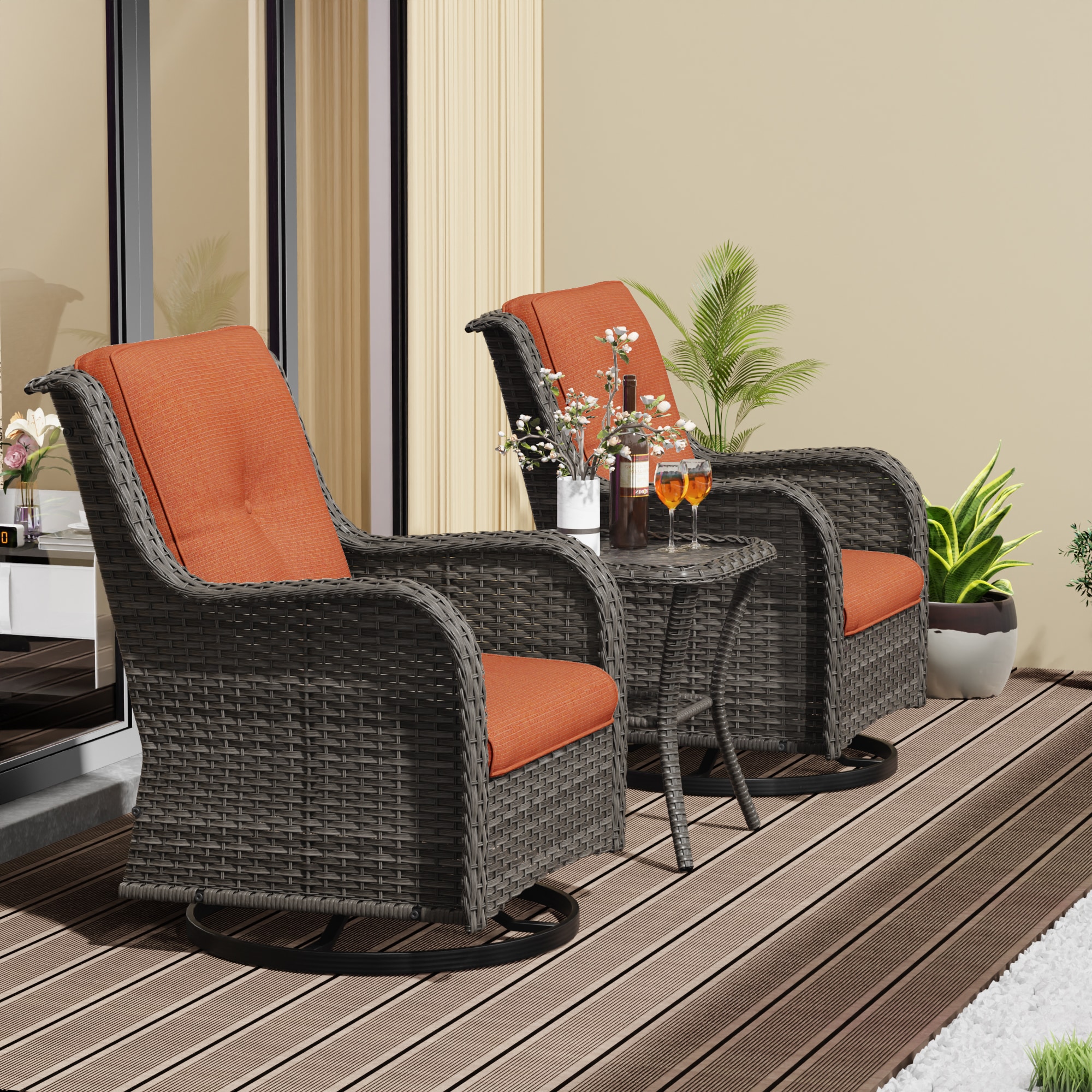 Gardenbee HGL-M01-ORG Patio-Conversation-Sets - View #8