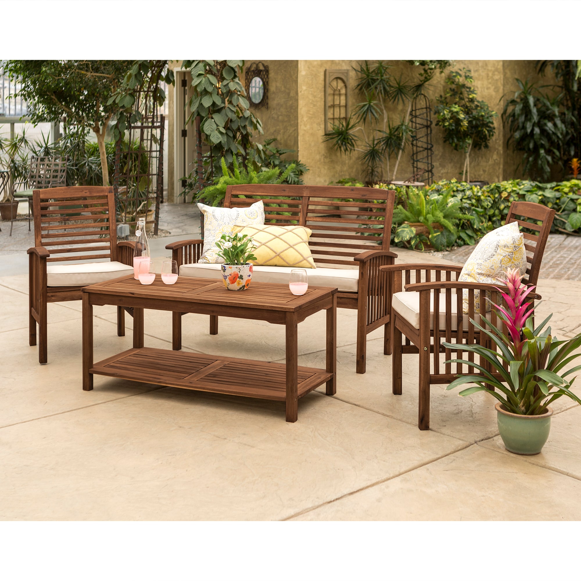 Walker Edison LWW4SDB Patio-Conversation-Sets - View #2