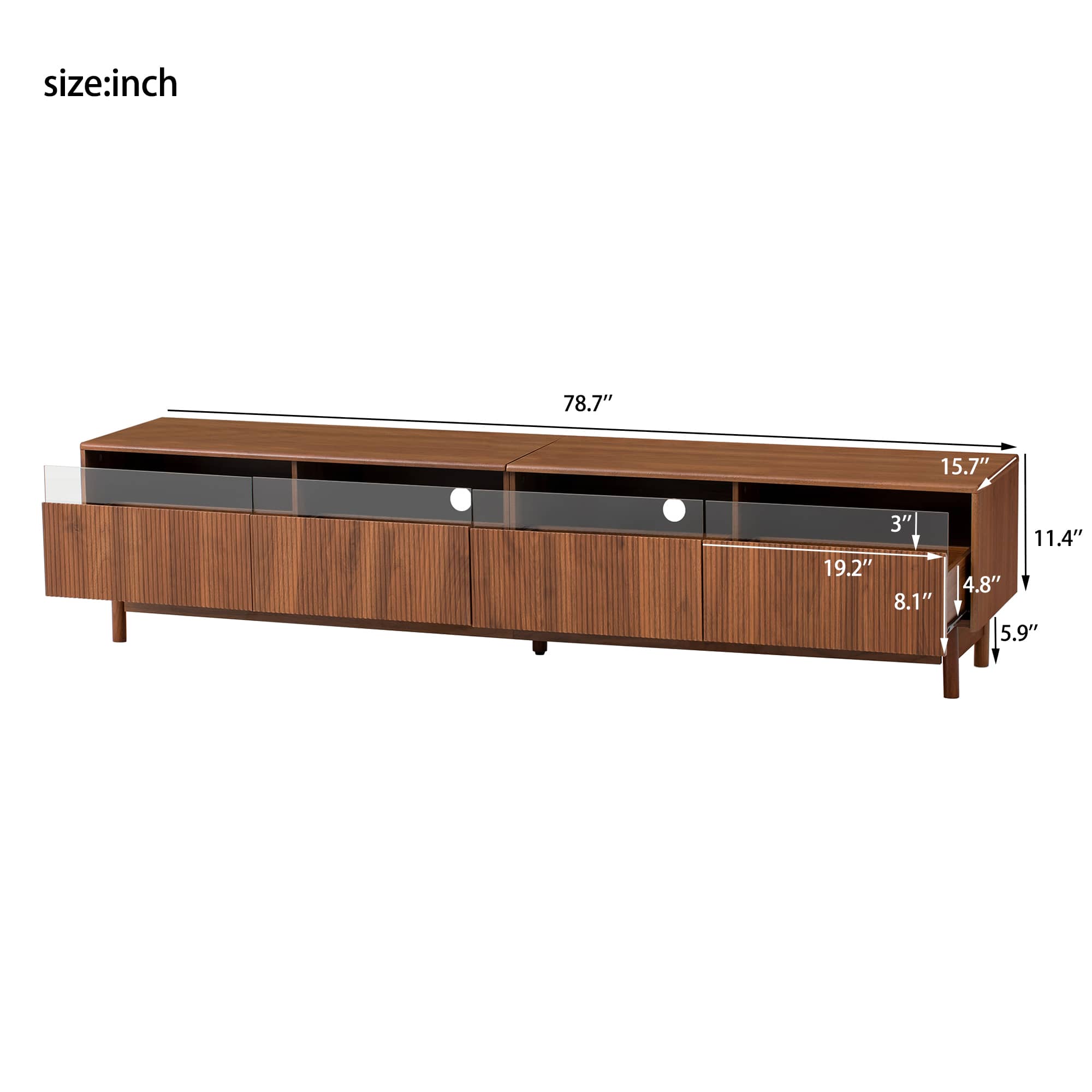 Misty Moon FXLW0403-TV71040 Tv-Stands - View #9
