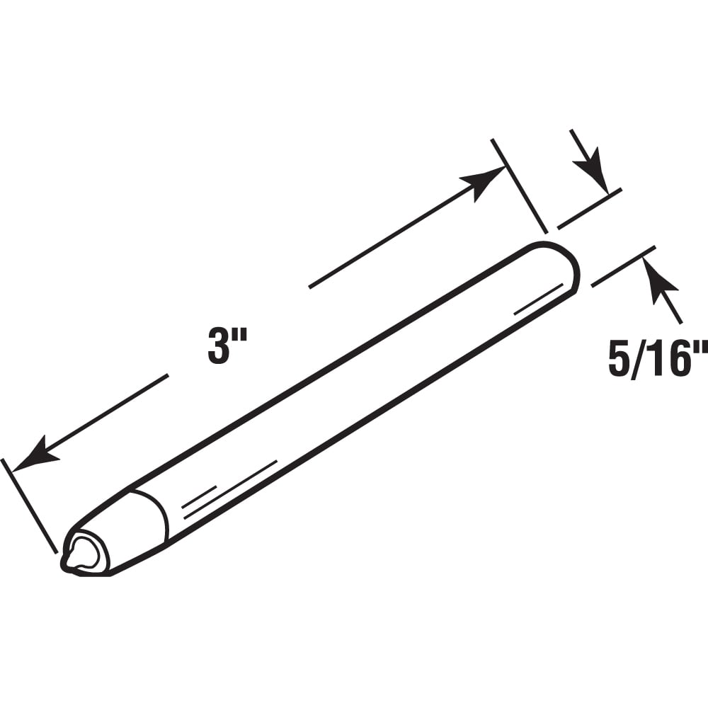 Prime Line R 7083 Drawer Track Guide Kit, 3/4 In W