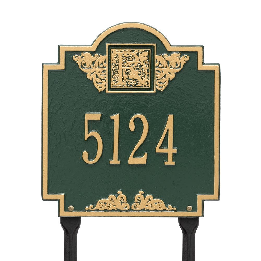 RELIABILT Solar LED Address Sign 6-9/10-in x 12-2/5-in Aluminum Residential  Sign in the Signs department at