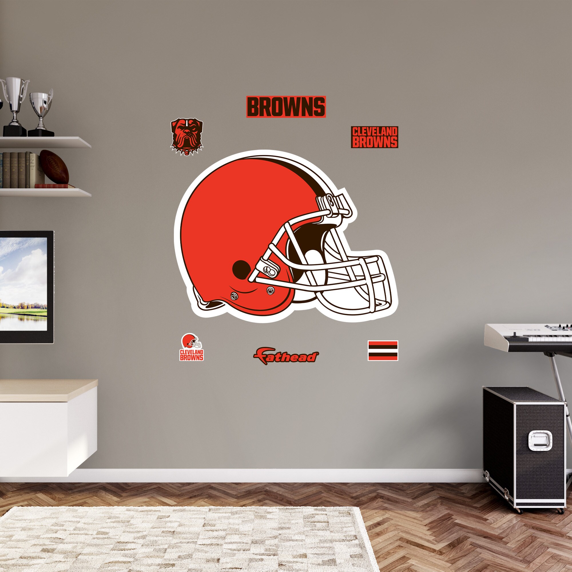 Fathead 14-14630 32-Inches W x 50-Inches H Self-adhesive Multiple colors/finishes Sports Wall Decal