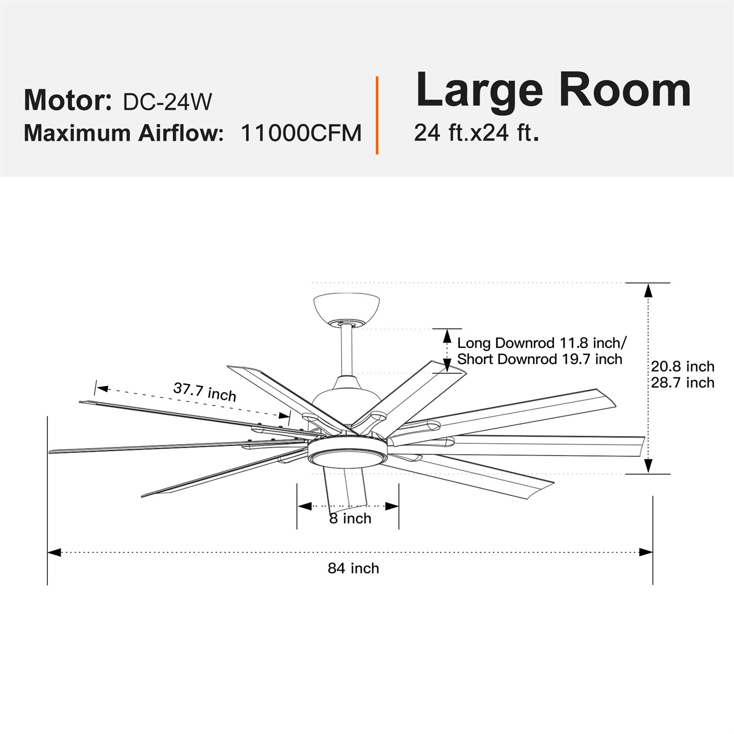 BABOOM BOM-0765ORYU Ceiling-Fans - View #4