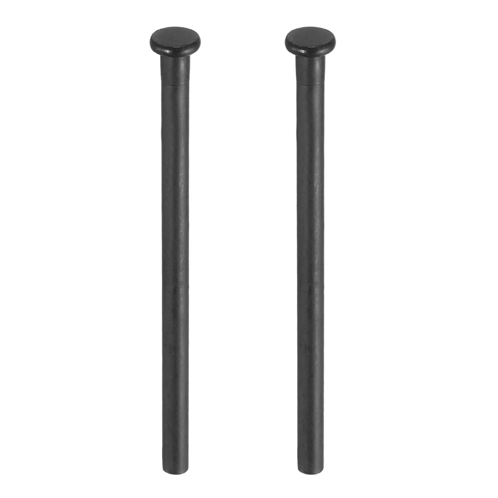 Unique Bargains - 2pcs 4inch Door Hinge Pins Removable Brushed Door Hinge Interior Hinge Security...