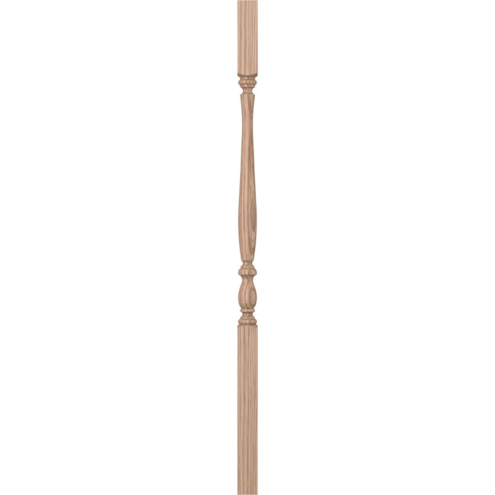 L.J. Smith Stair Systems LJP-2905-HK 42 42-in x 1.75-in Unfinished Hickory Square Top Stair Baluster