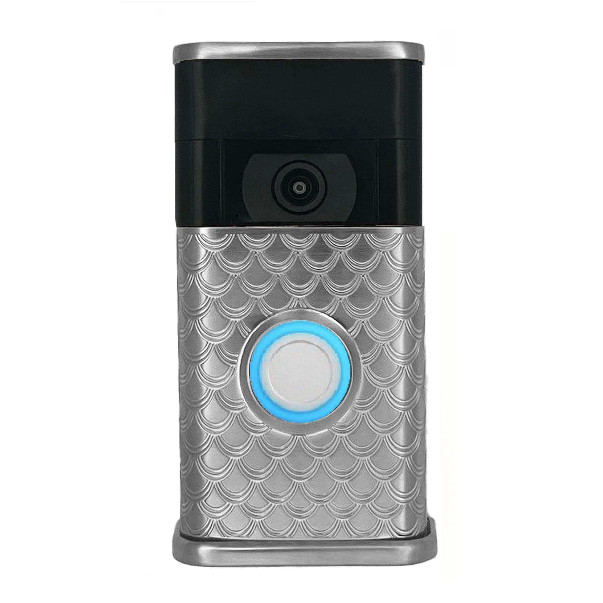 Michael Healy MHVR20093 Video Doorbell Decorative Covers (R2 Collection) Chrome Doorbell skin