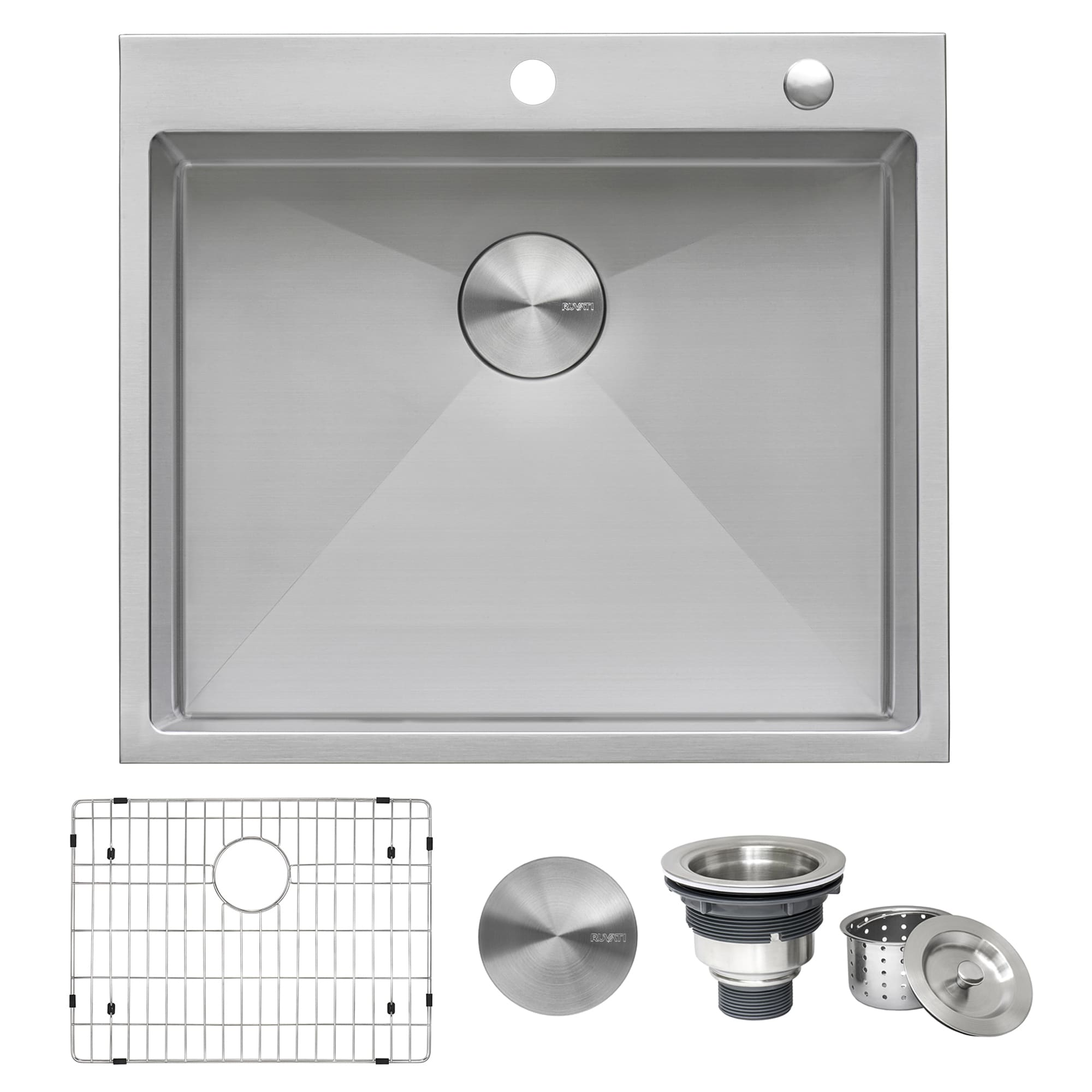 Ruvati RVH8007 Kitchen-Sinks - View #2
