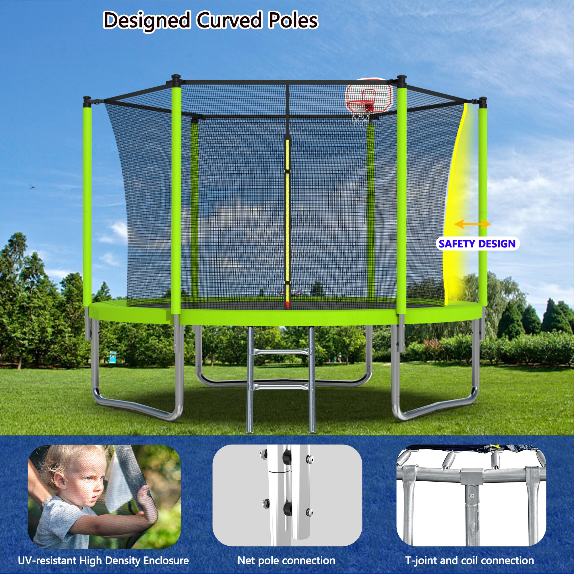 Kahomvis MERS-QPH2-346 trampolines - View #4