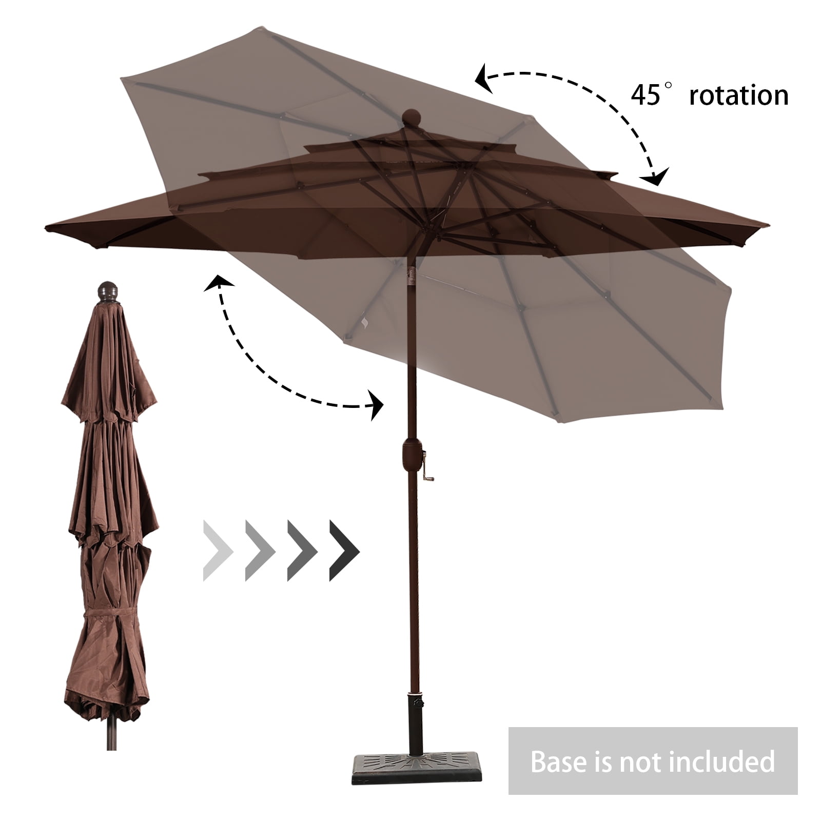 Aoodor A070-PCEBN Umbrellas-2 - View #6