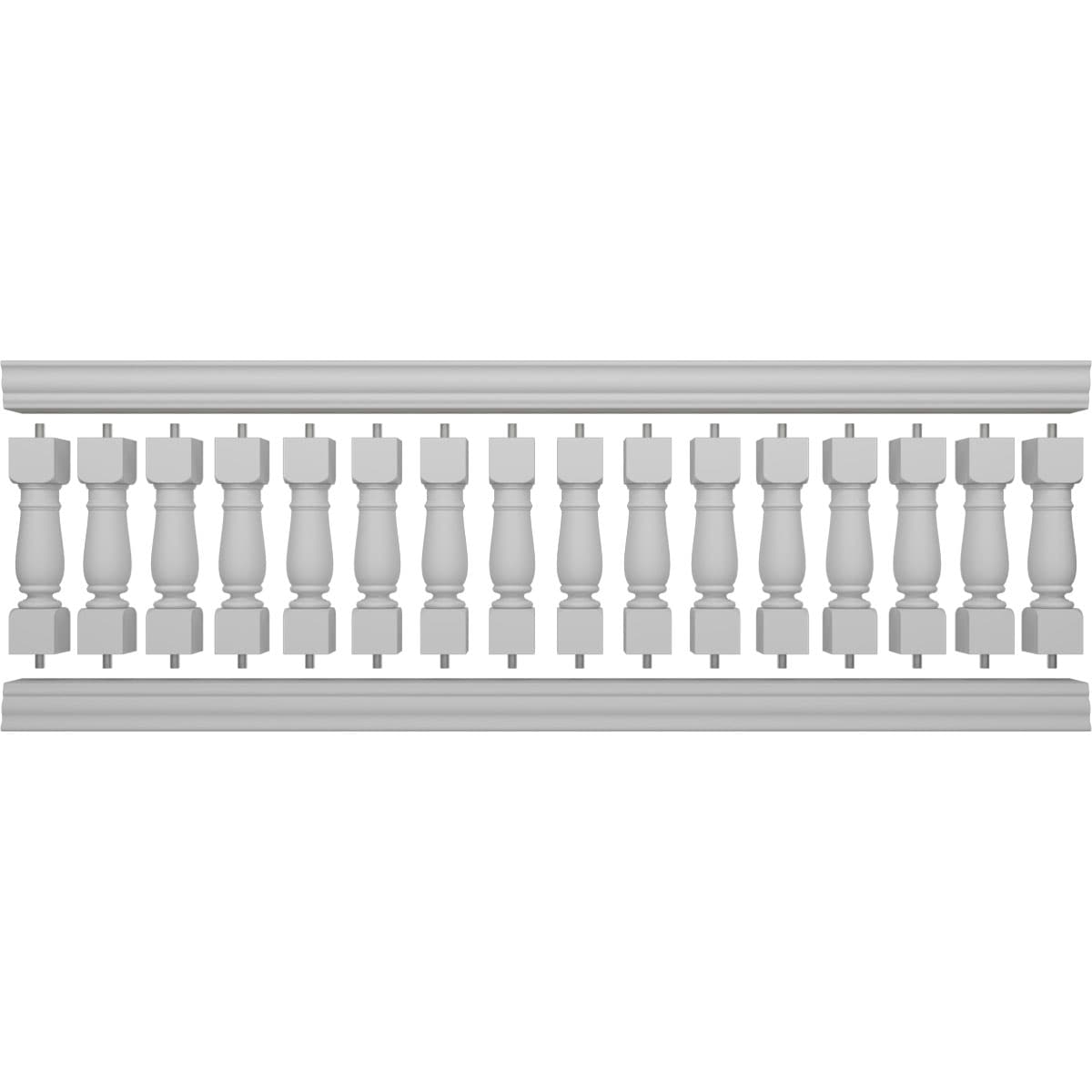 Ekena Millwork BALK38X120OXN railings - View #5