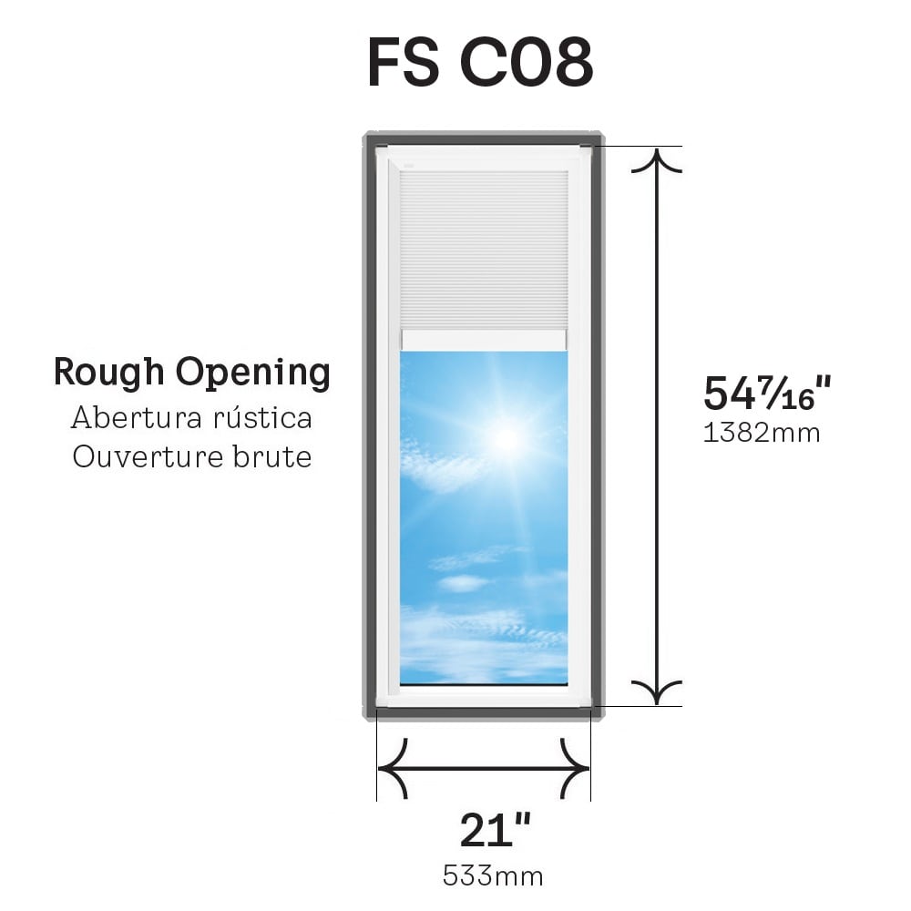 VELUX FS C08 2004S skylights - View #2