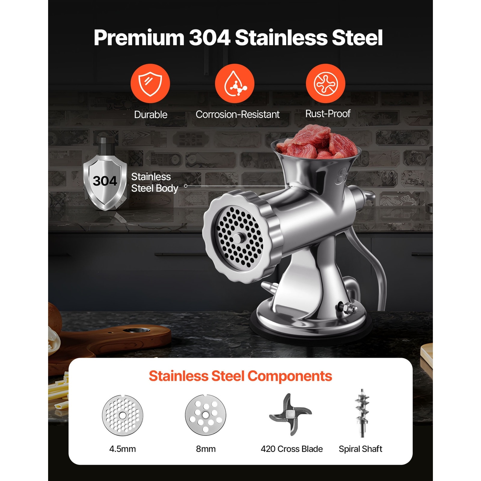Mecale YAS-IY841W Meat-Grinders - View #4
