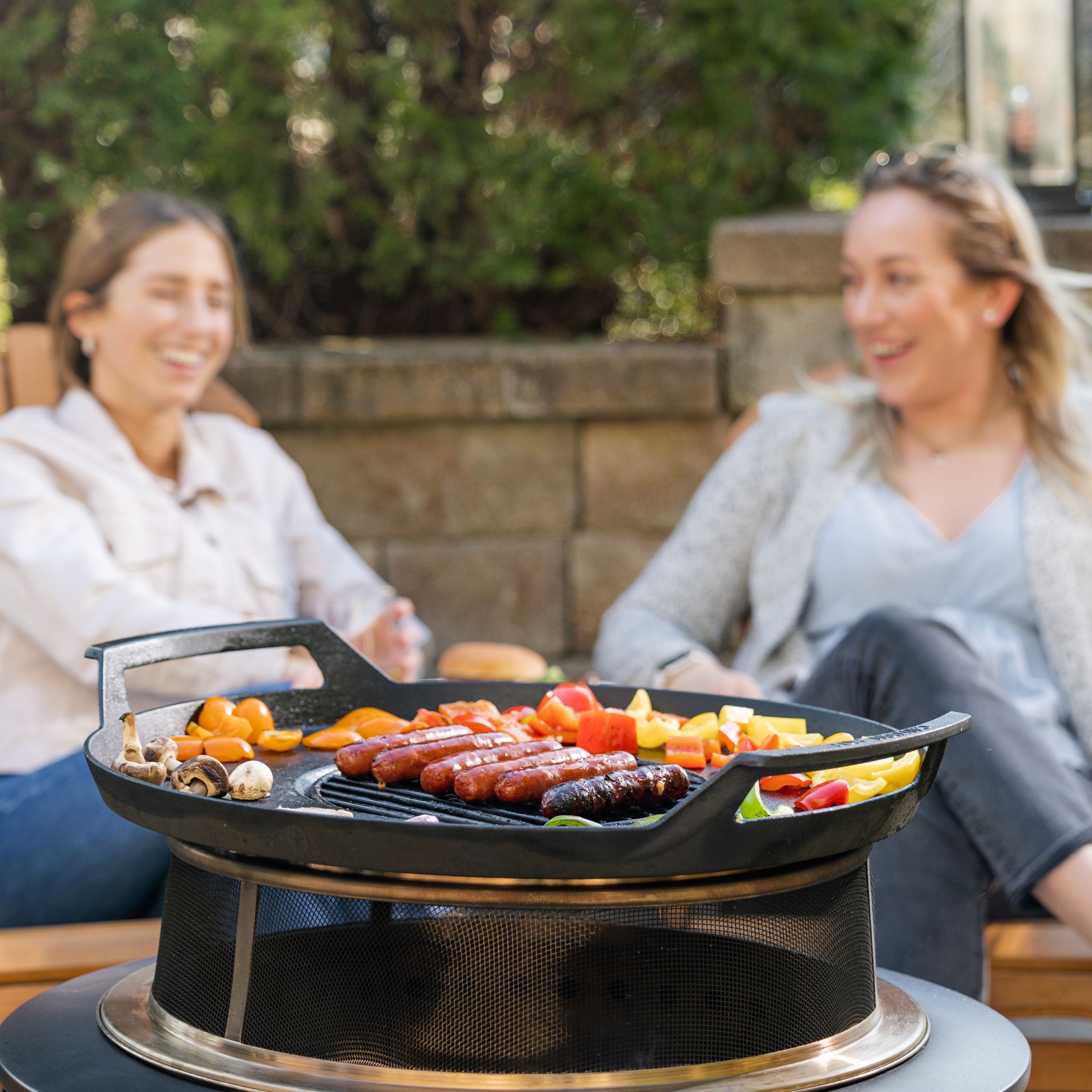 Cleanburn Fire Pit Griddle and Grill Top