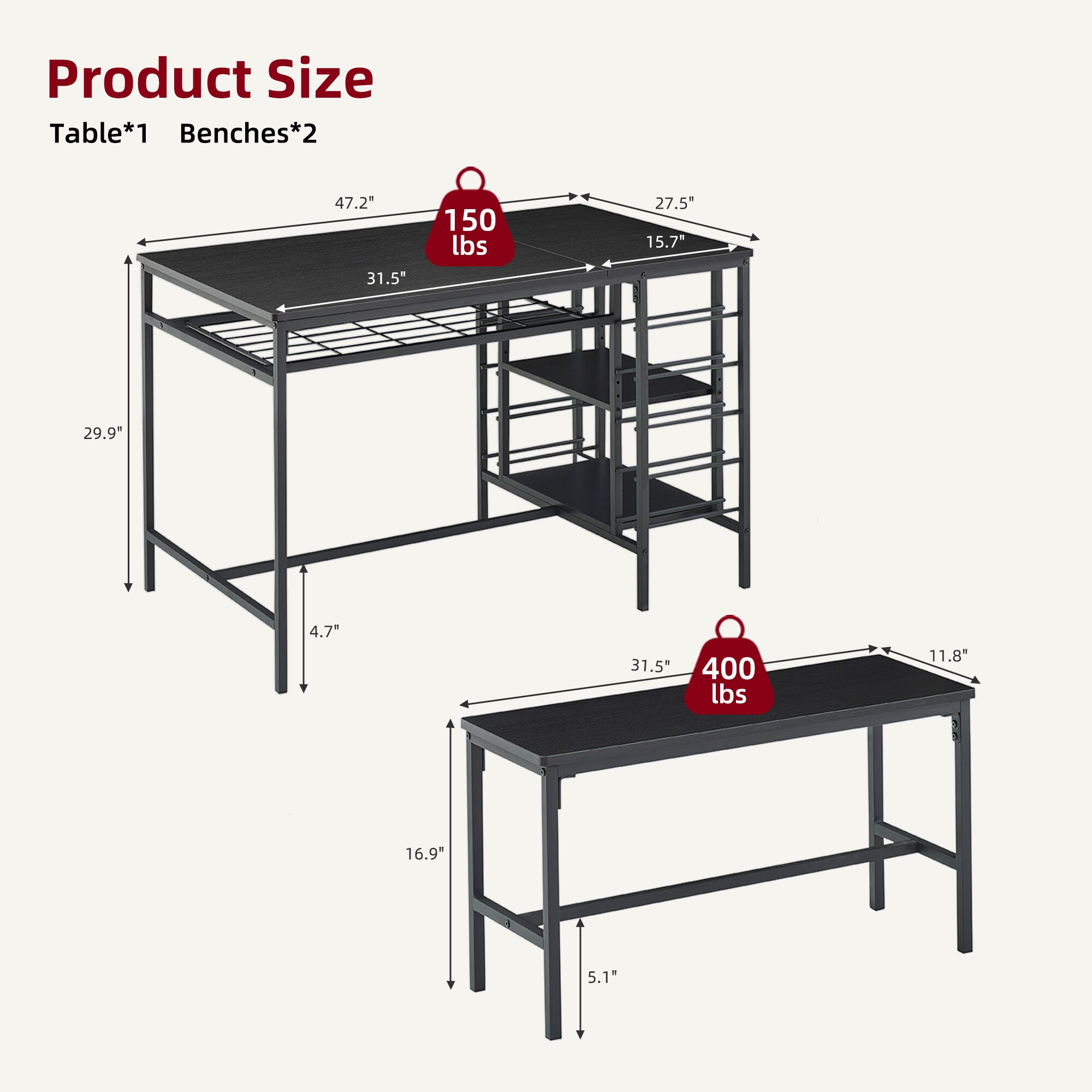 Garvee BYP-WNUM7X2A6LM Dining-Tables - View #6